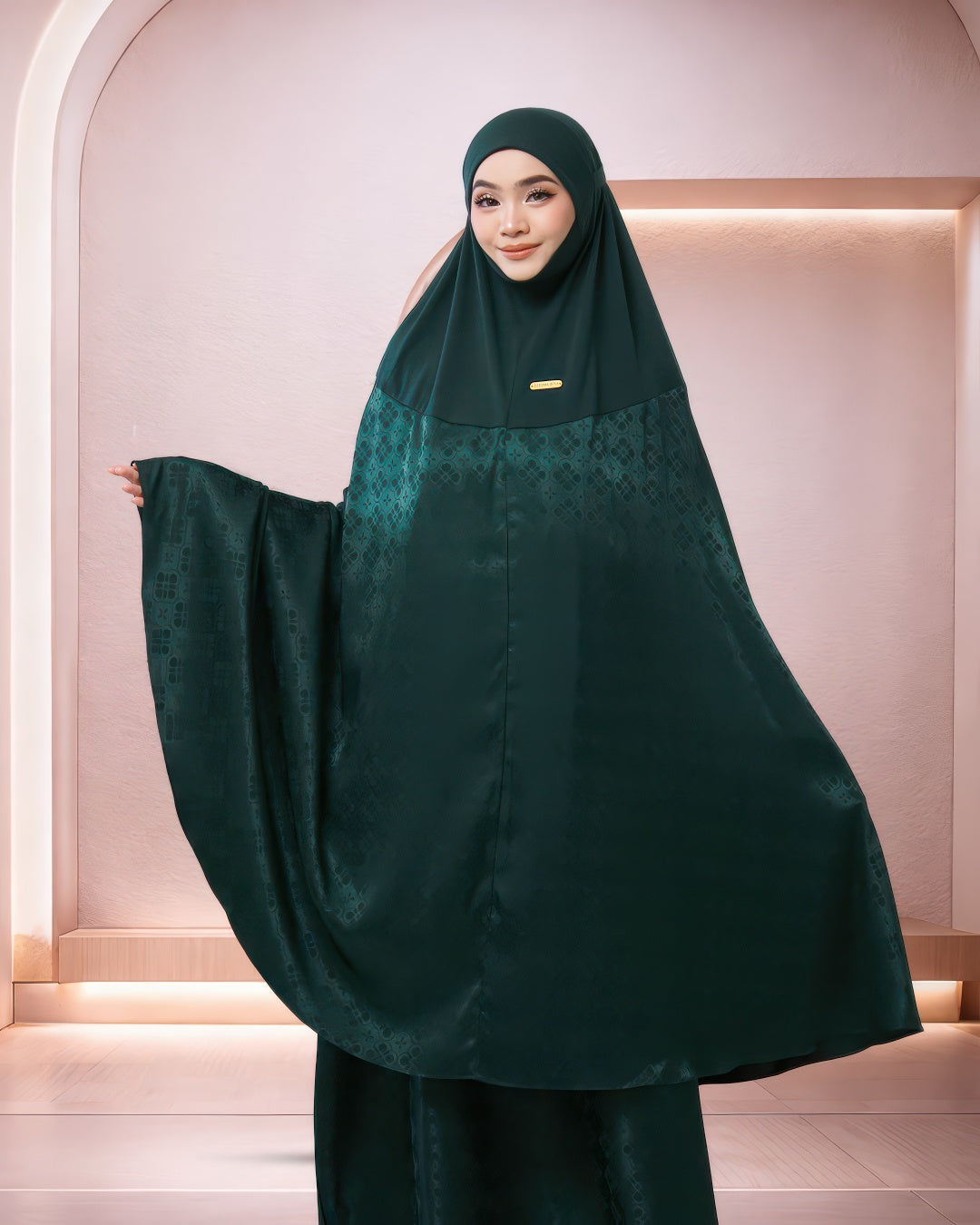 AURA KIRANA IN EMERALD GREEN