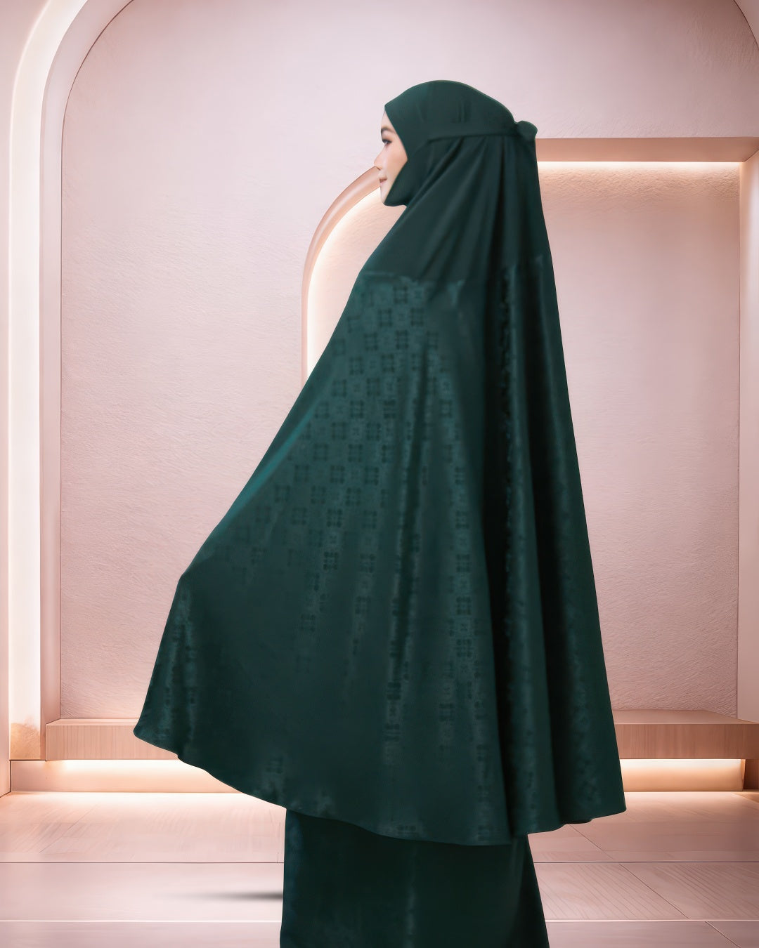 AURA KIRANA IN EMERALD GREEN