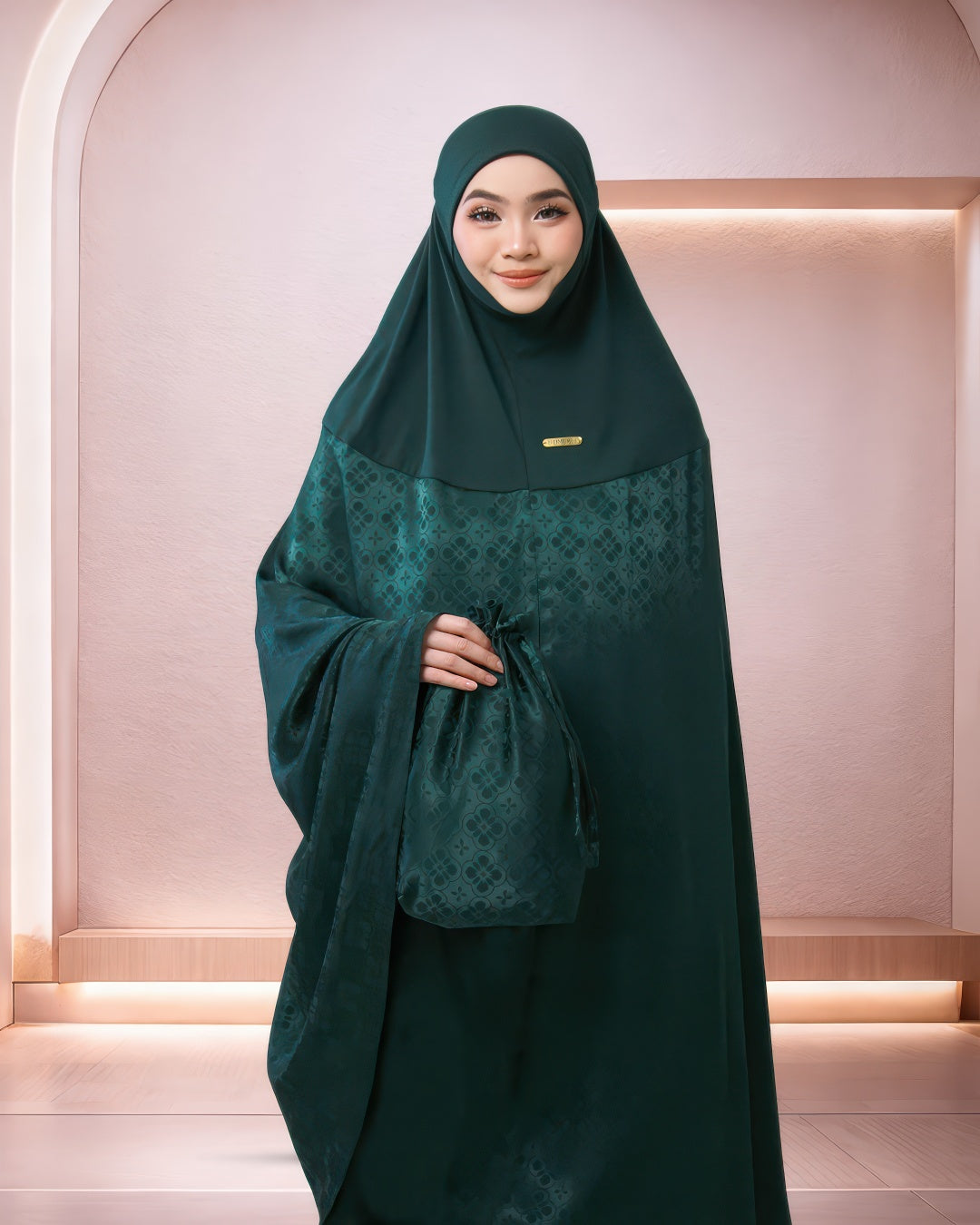AURA KIRANA IN EMERALD GREEN