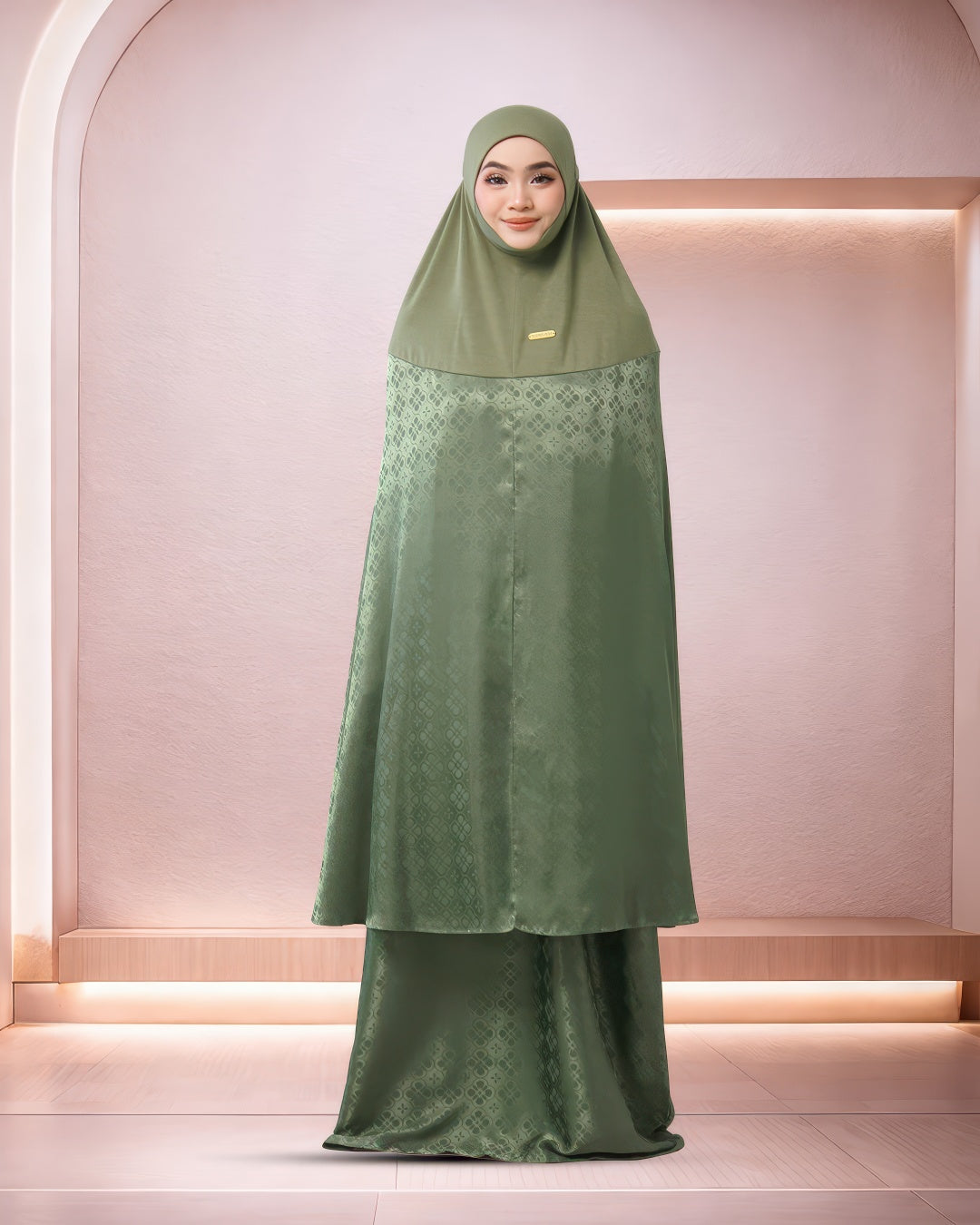 AURA KIRANA IN OLIVE GREEN