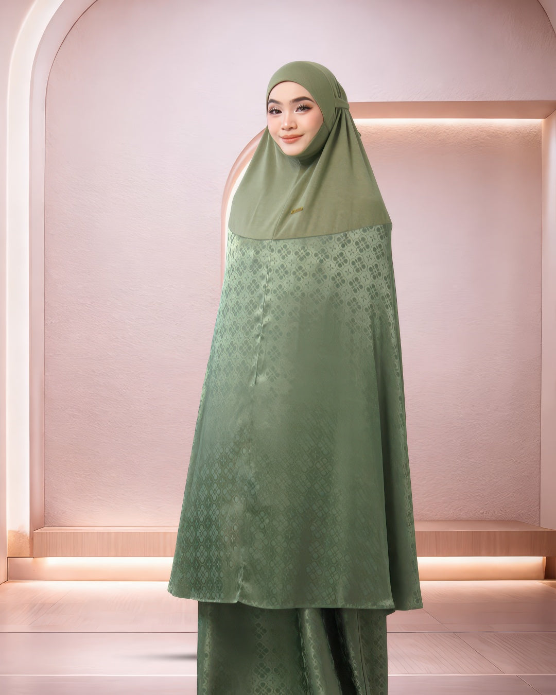 AURA KIRANA IN OLIVE GREEN
