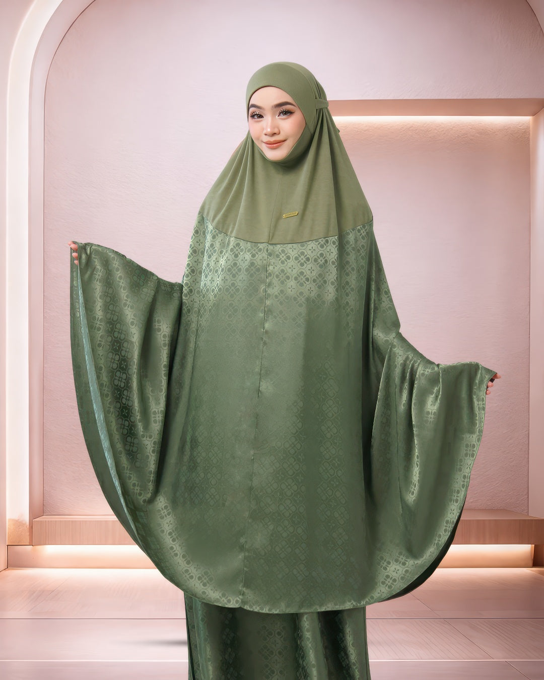 AURA KIRANA IN OLIVE GREEN