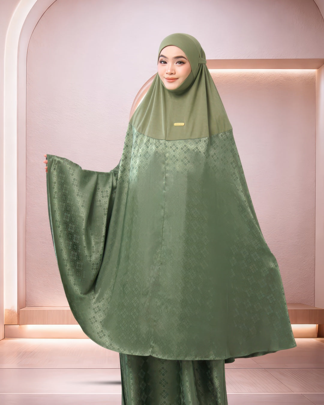 AURA KIRANA IN OLIVE GREEN