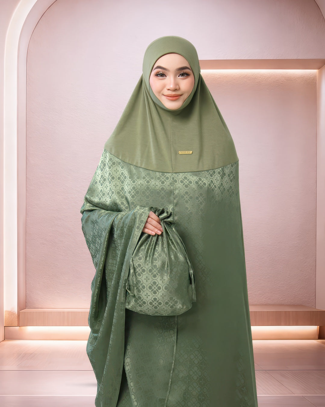 AURA KIRANA IN OLIVE GREEN