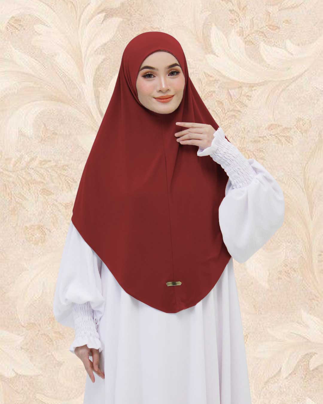 KHADIJAH IN CLASSIC MAROON