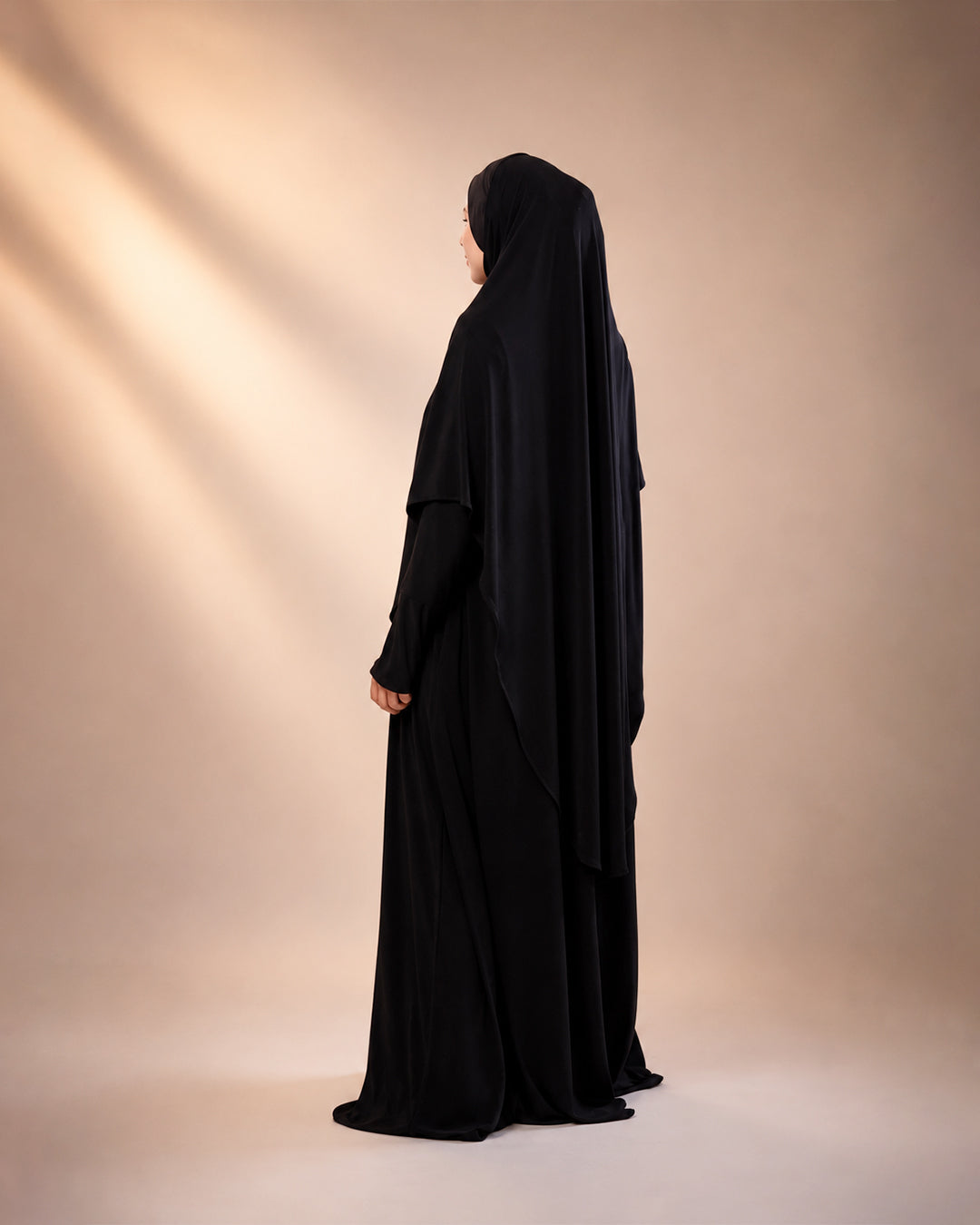 KOMBO TUDUNG & JUBAH IN BLACK (SAIZ BESAR)