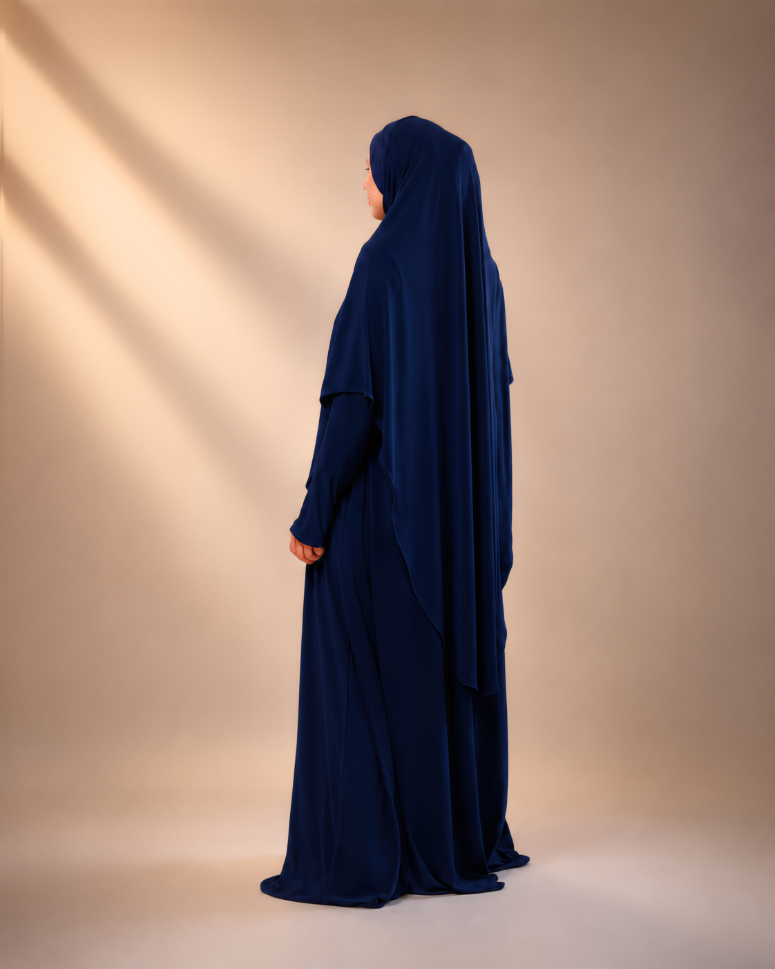 KOMBO TUDUNG & JUBAH IN DEEP NAVY (SAIZ BESAR)