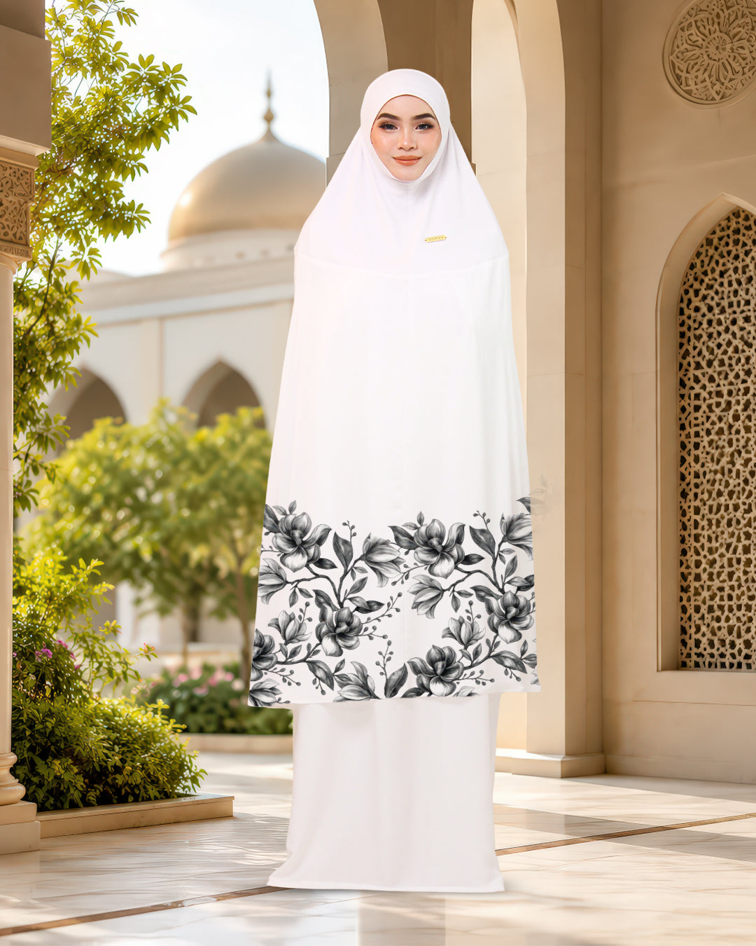 CEMPAKA ELINA IN WHITE