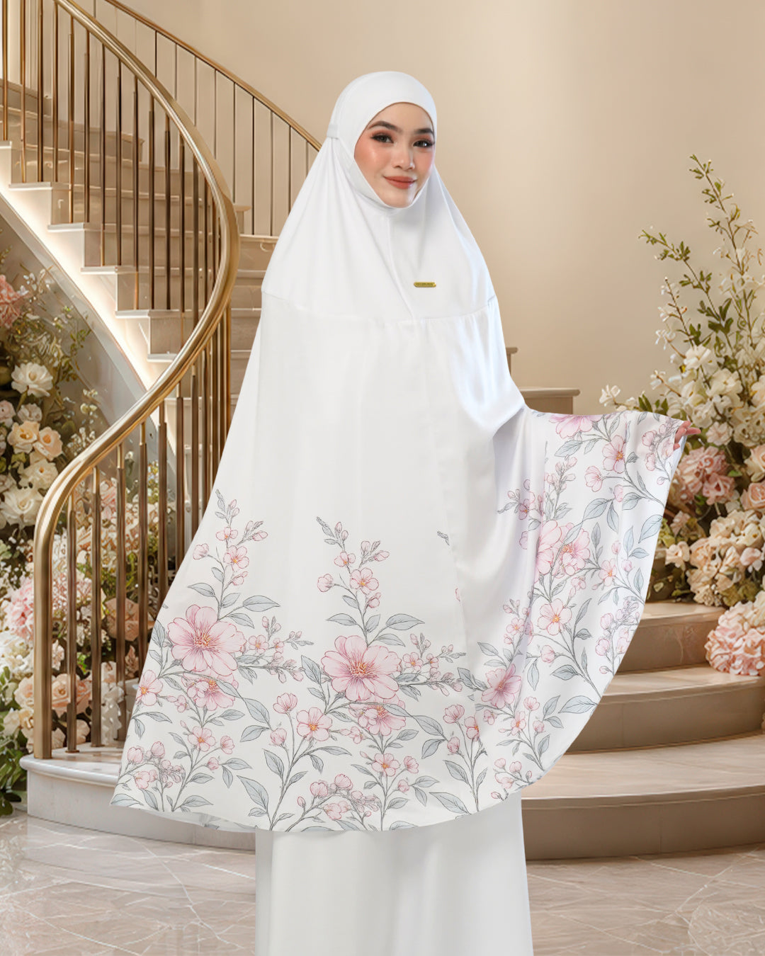 ZAHRA SOFEA IN WHITE