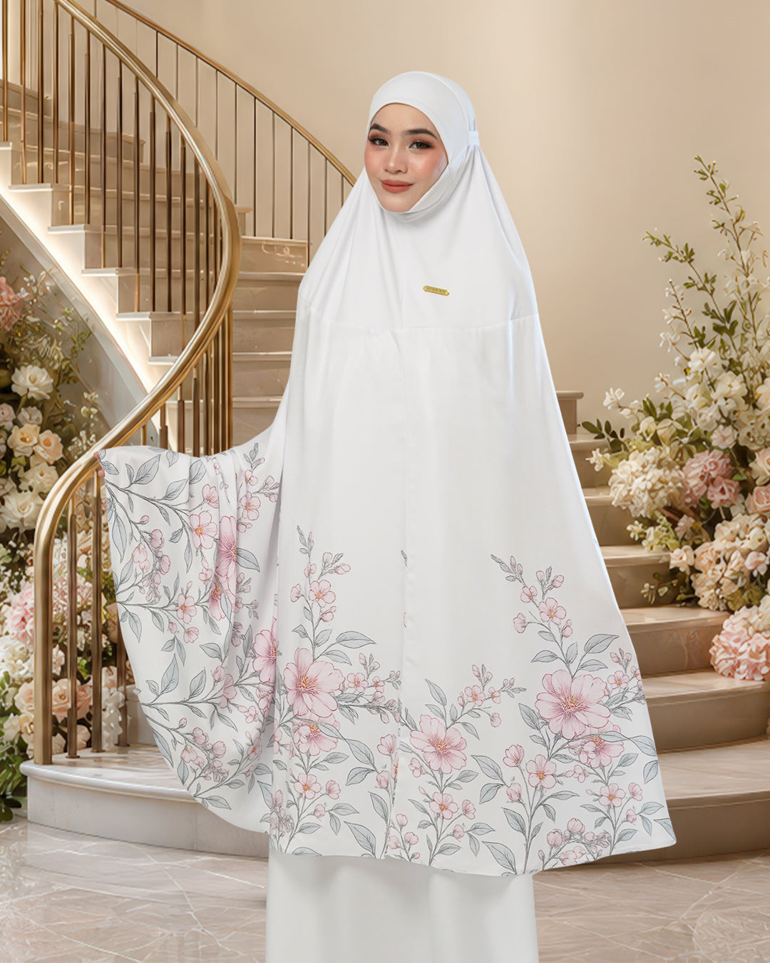 ZAHRA SOFEA IN WHITE