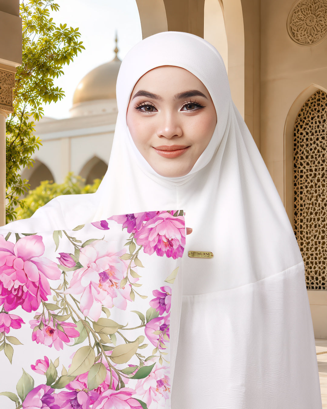 RATNA ALEESYA IN WHITE