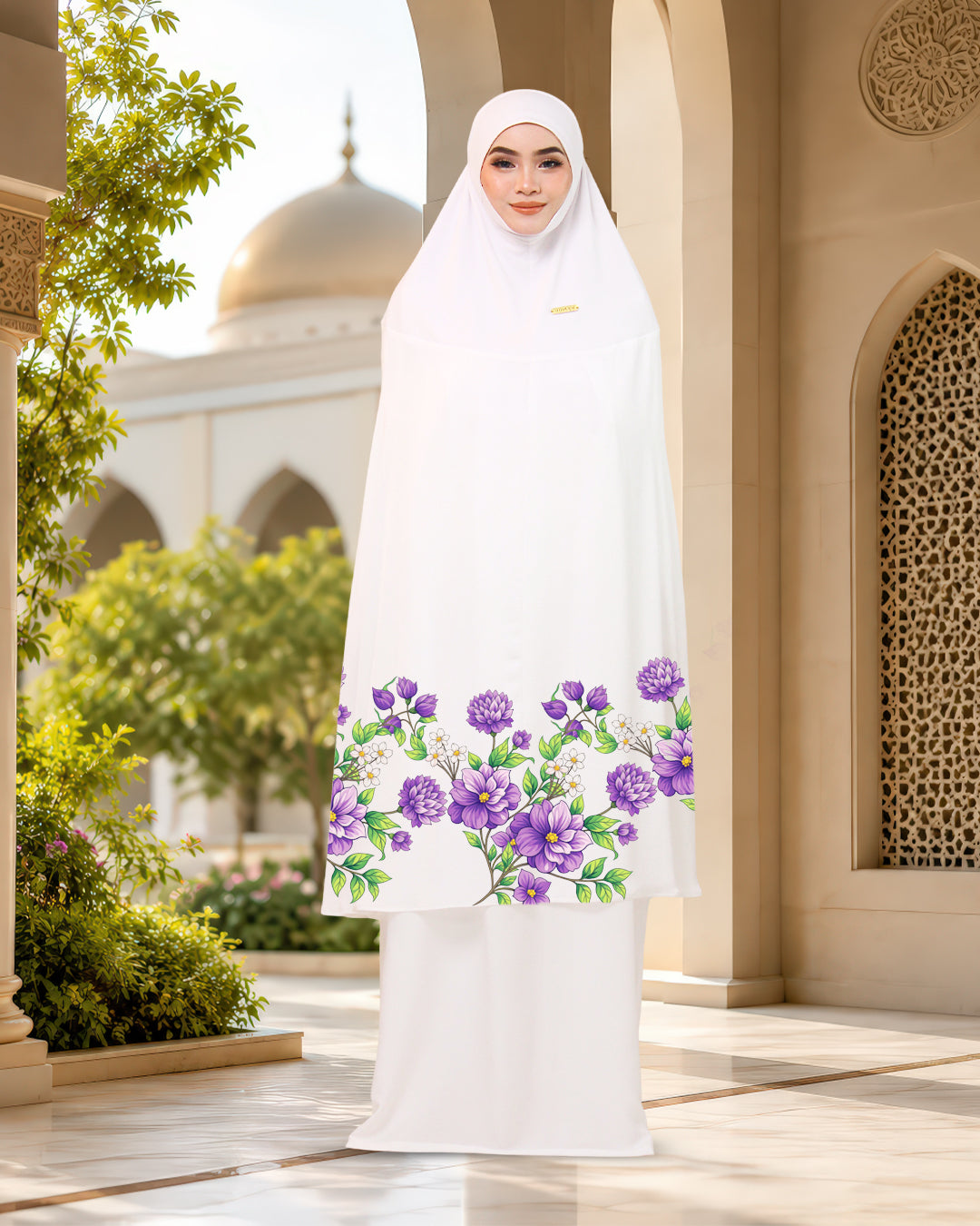 SEROJA AMARA IN WHITE