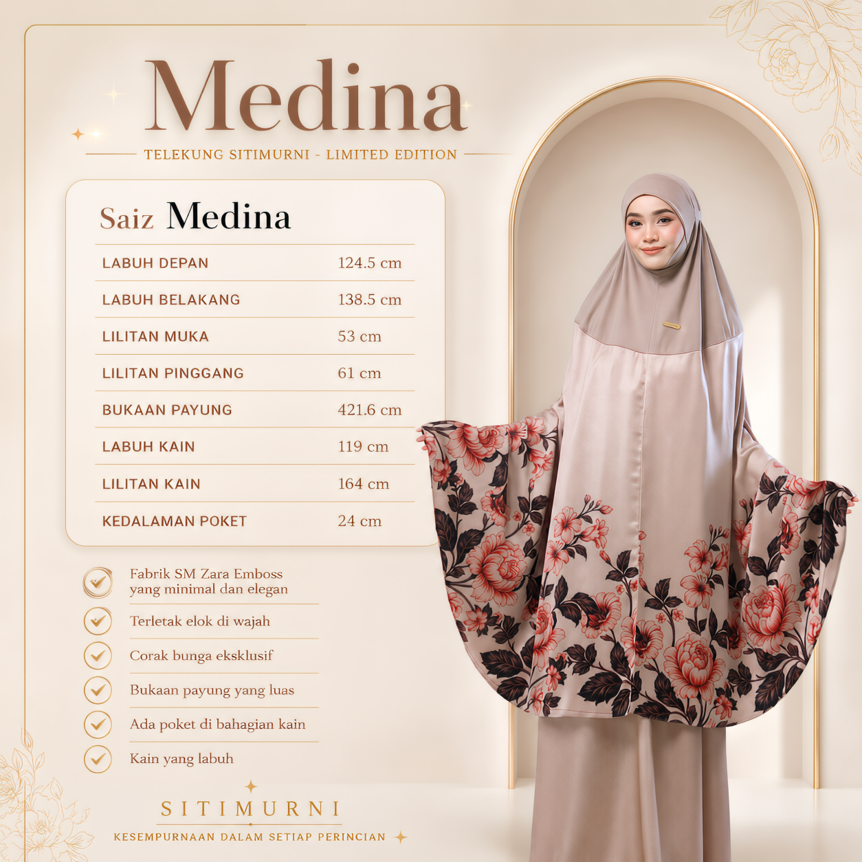 MEDINA IN SMOKEY GREY