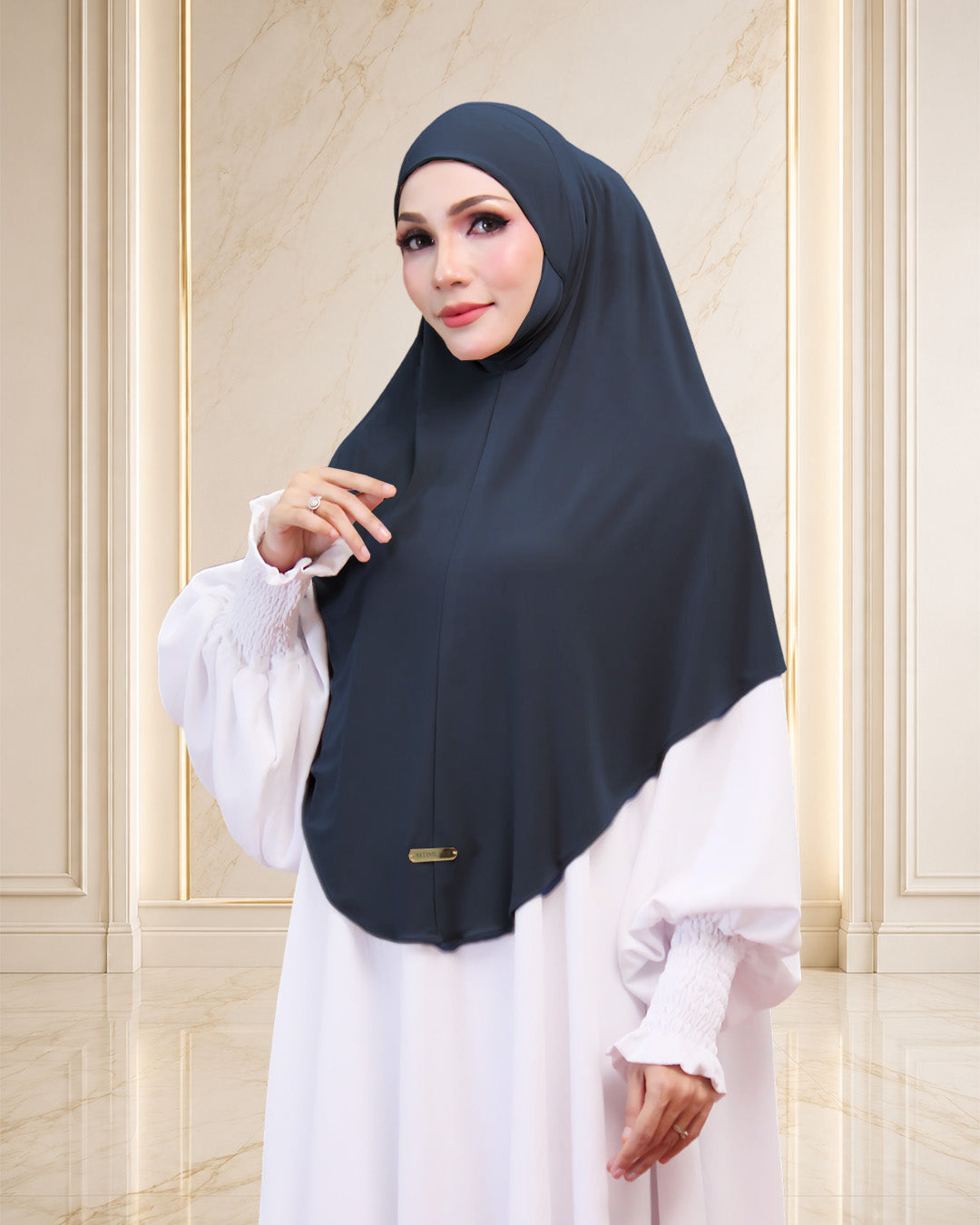 LUTFIYYAH IN GUNMETAL GREY