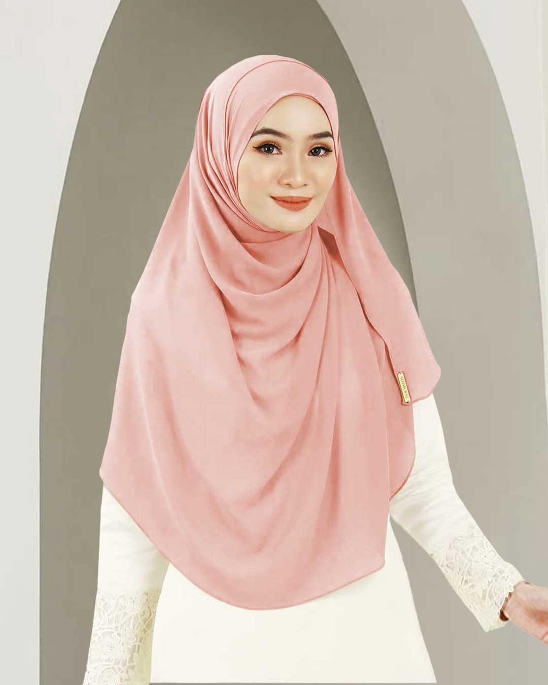 NUFA ALLURA DUBAI IN PASTEL PEACH