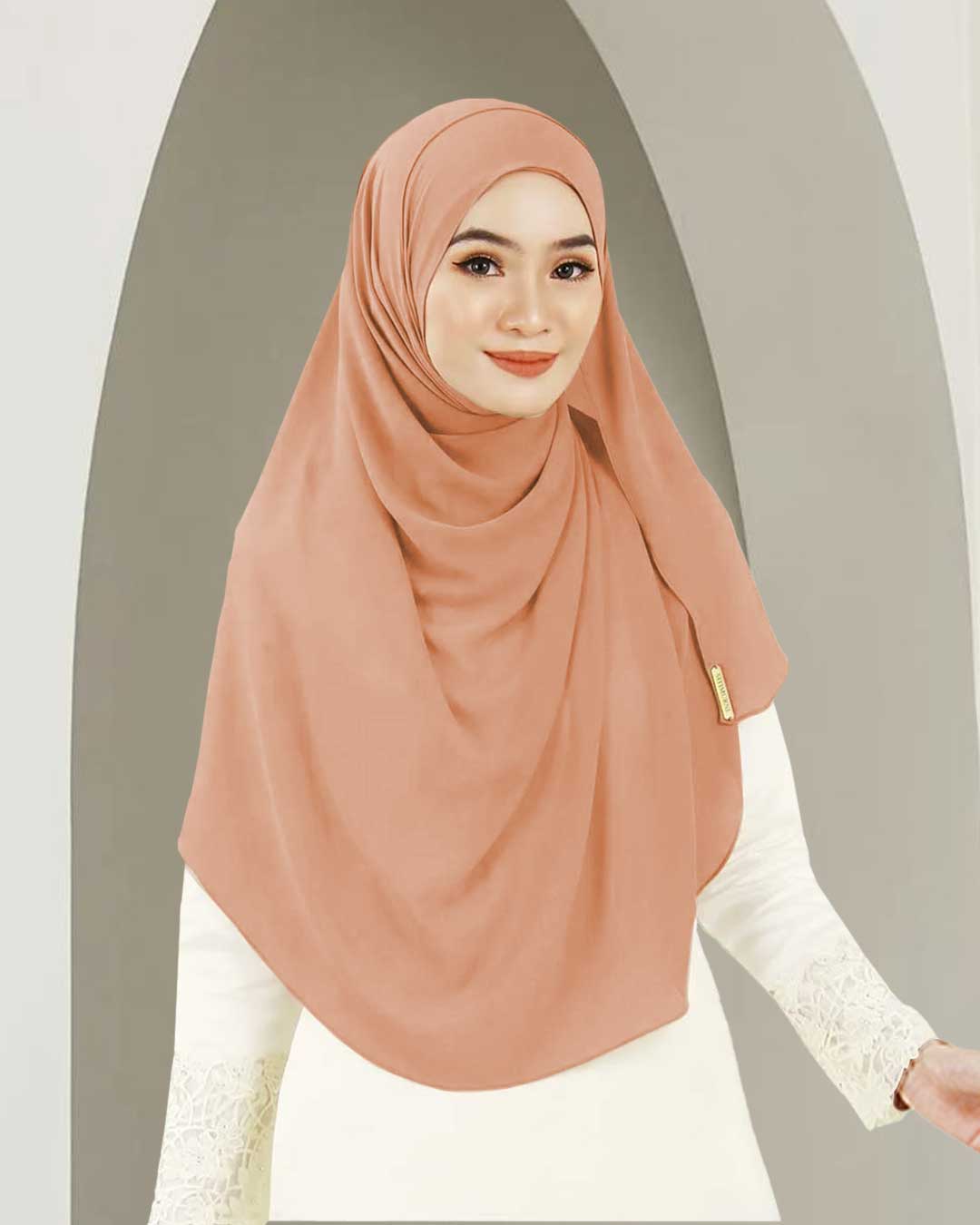 NUFA ALLURA DUBAI IN SALMON PEACH