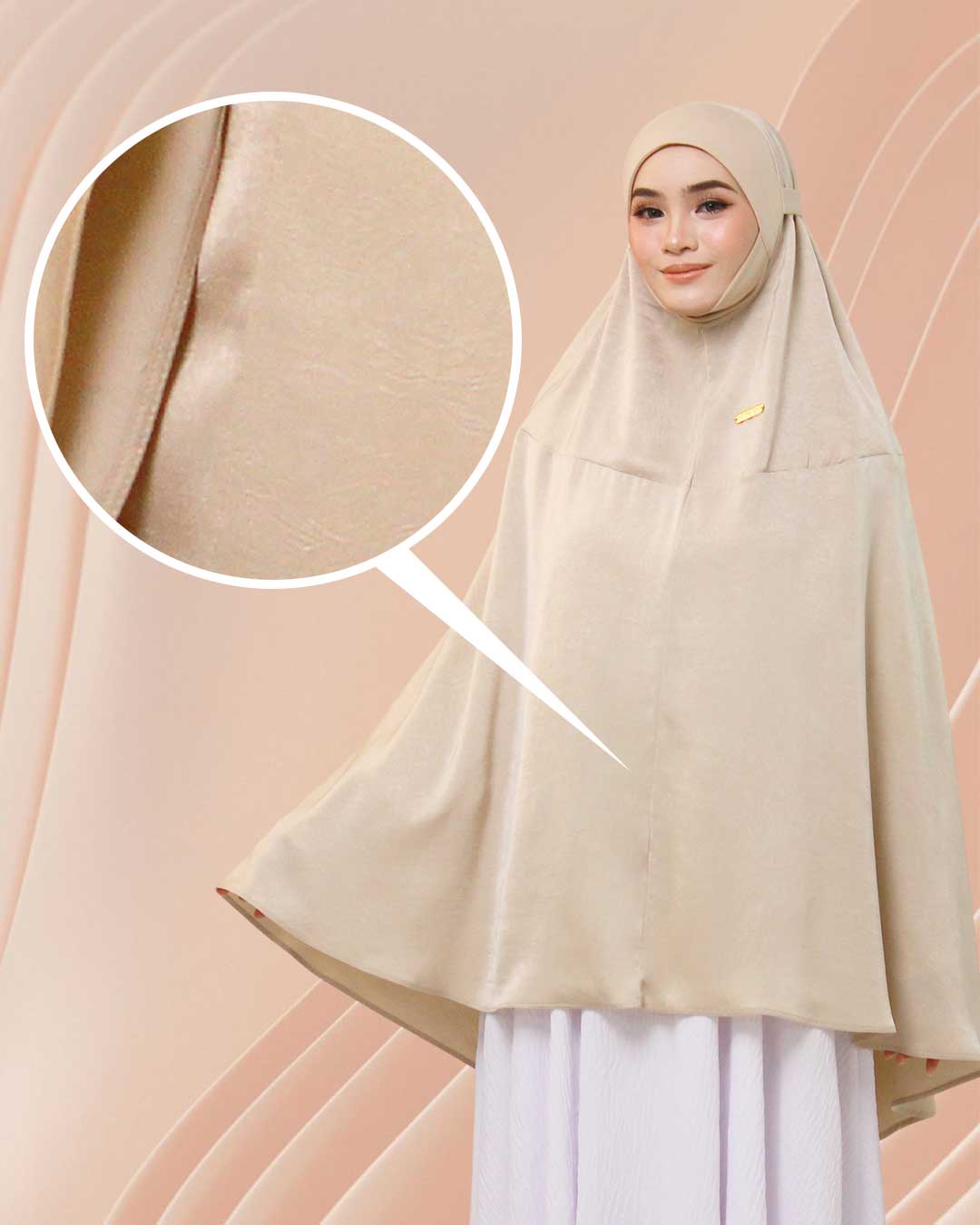 NUR HUMAIRAH IN ALMOND NUDE