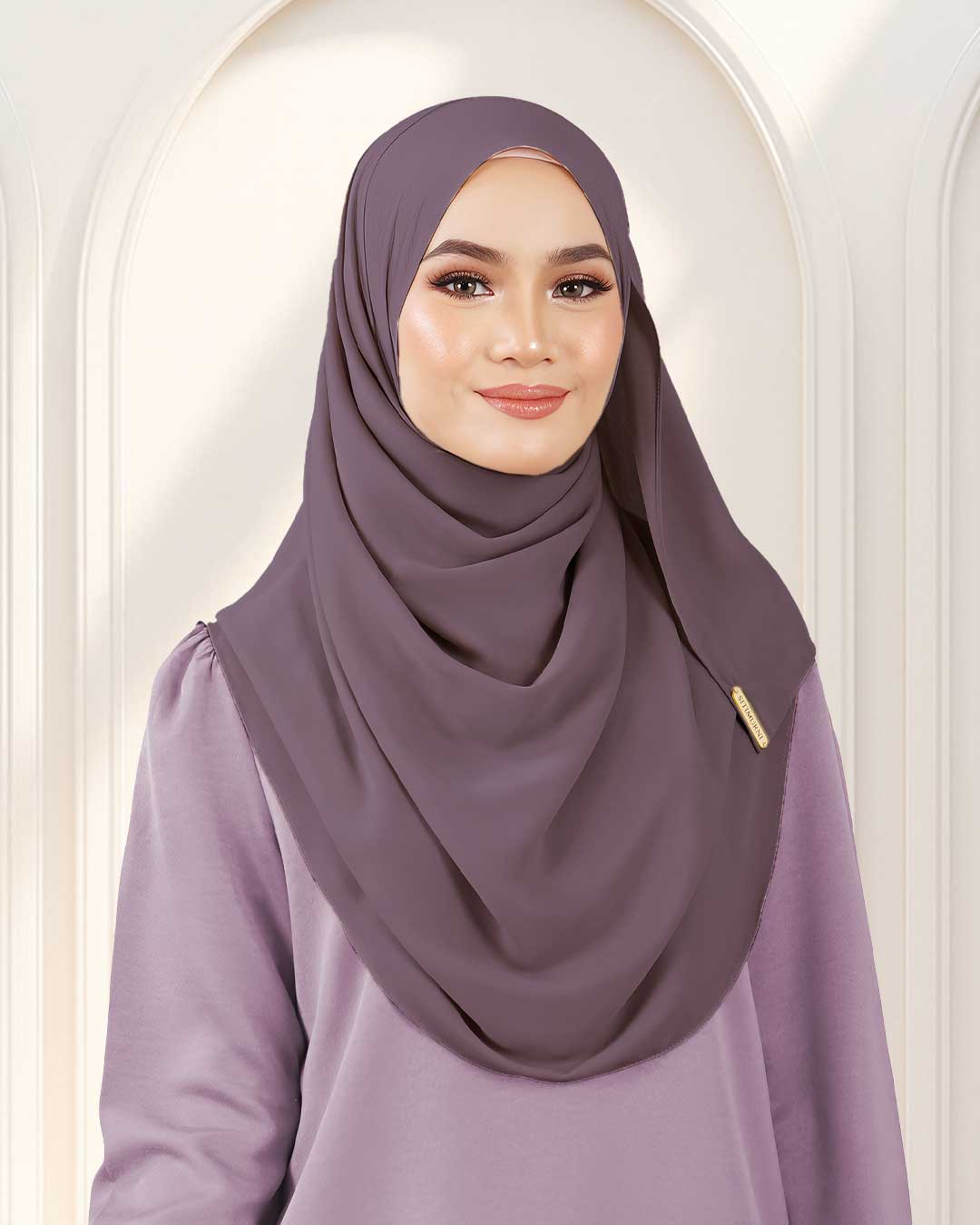 NUFA PLAIN DUBAI IN DARK VIOLET