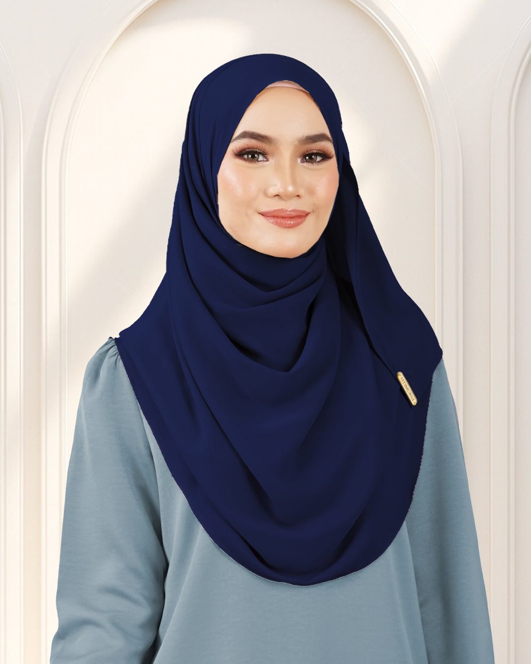 NUFA PLAIN DUBAI IN DENIM