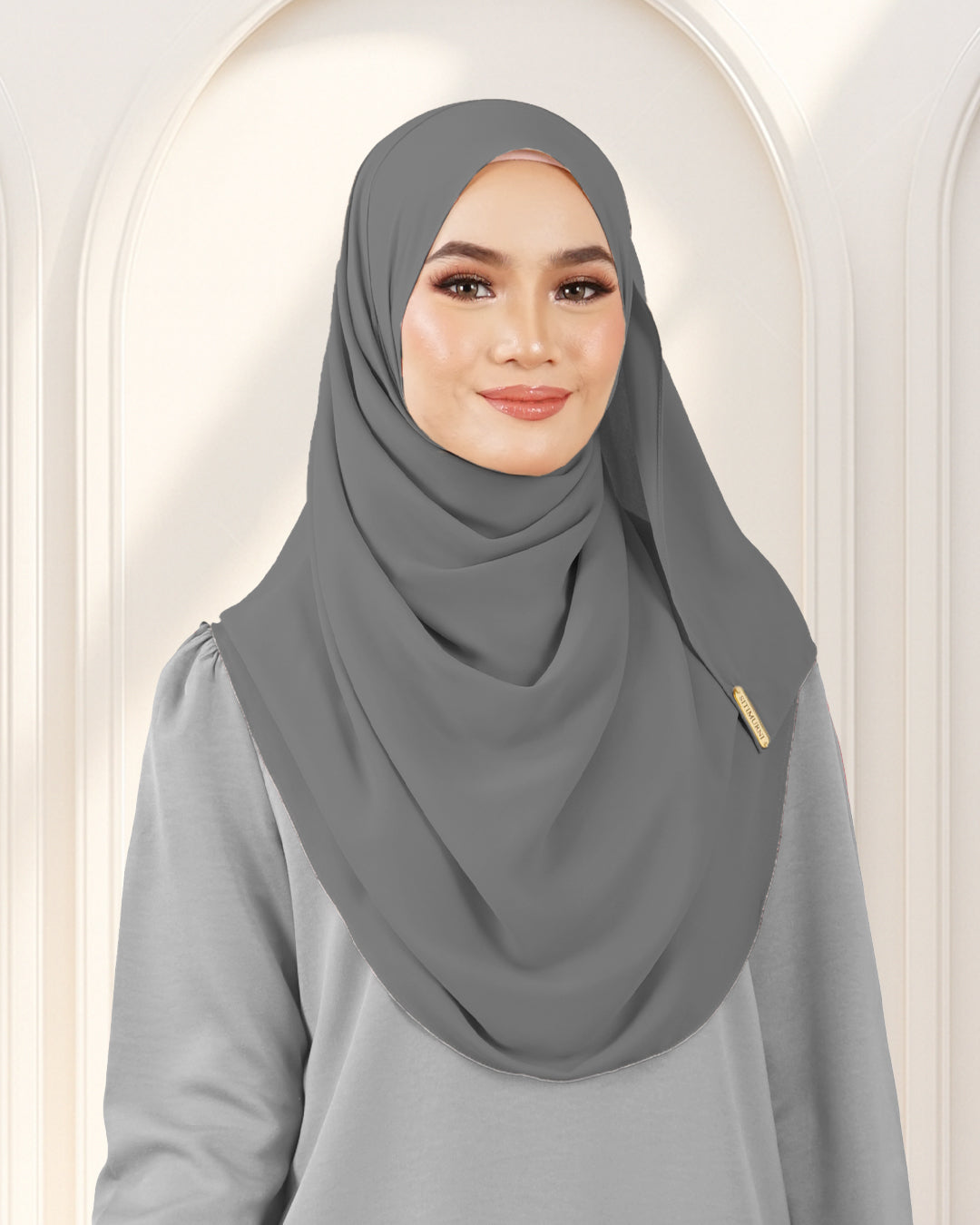 NUFA PLAIN DUBAI IN IRON GREY