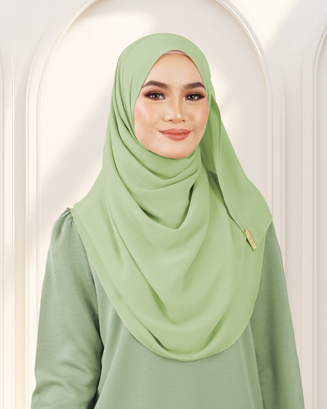 NUFA PLAIN DUBAI IN SAGE GREEN