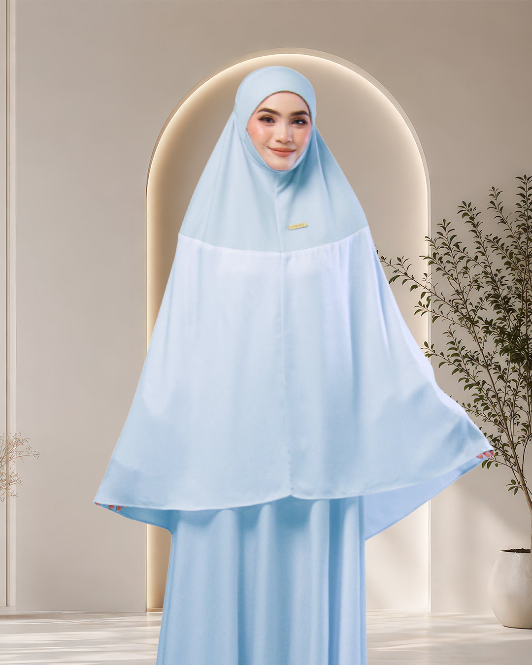 NUR UMRA IN SKY BLUE