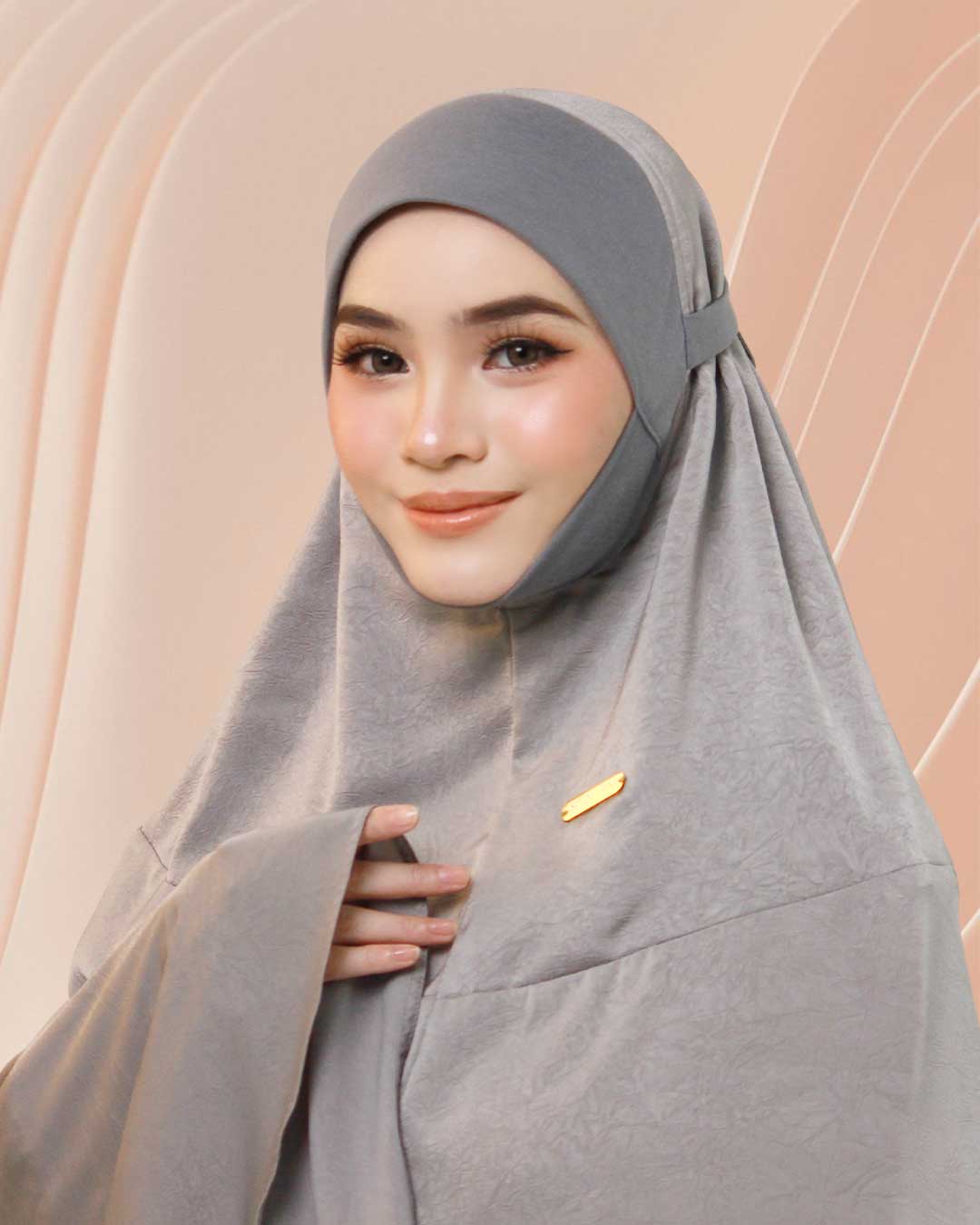 NUR HUMAIRAH IN CHROME GREY