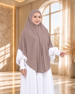 TUDUNG SARONG DAHLIA IN LAVENDER GREY