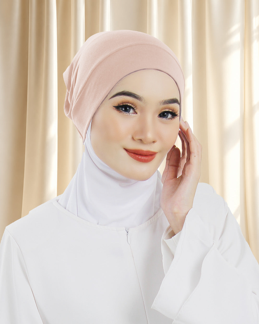 TERBUS IN PEACH BELACAN