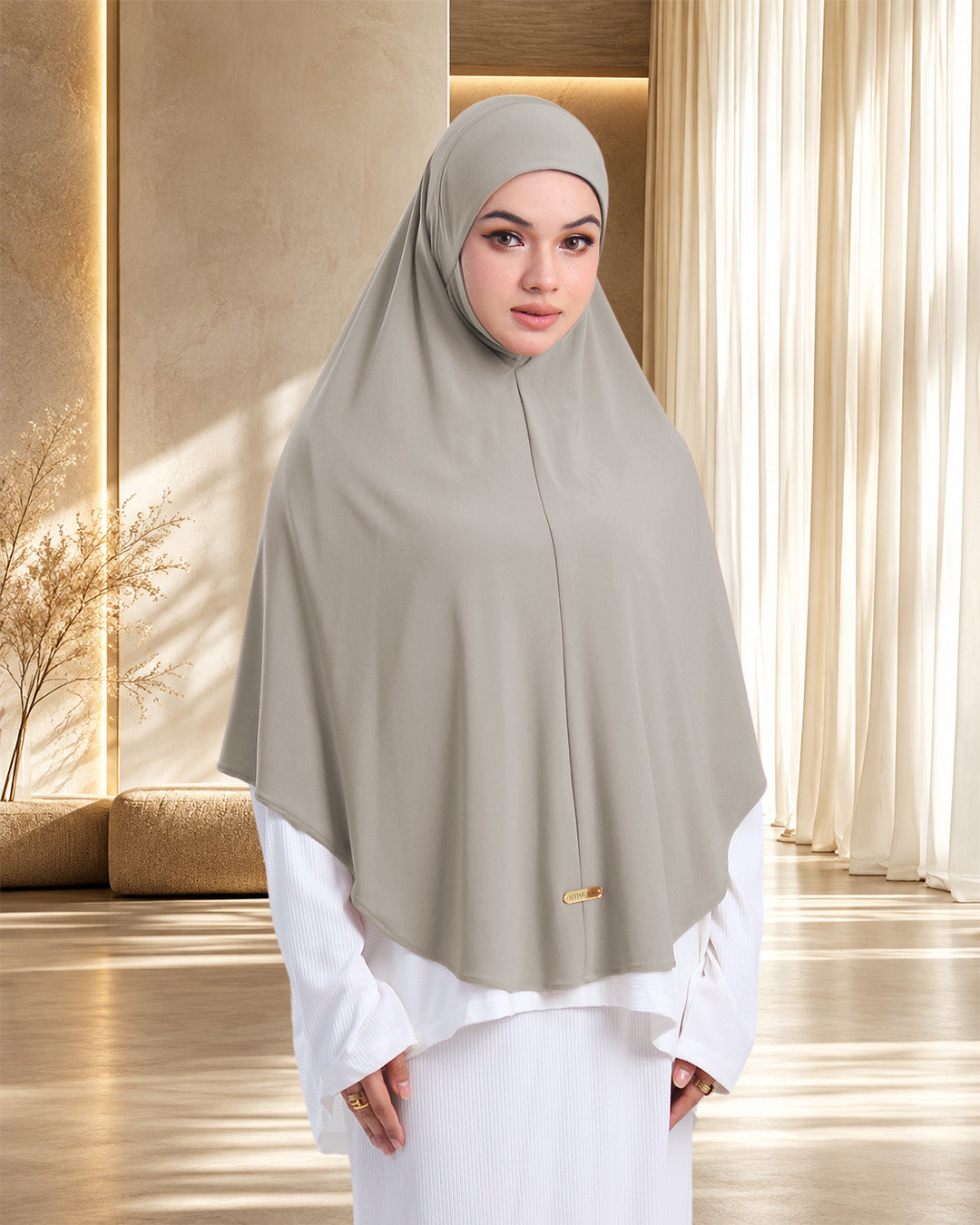 ZALEHA IN KHAKI BEIGE