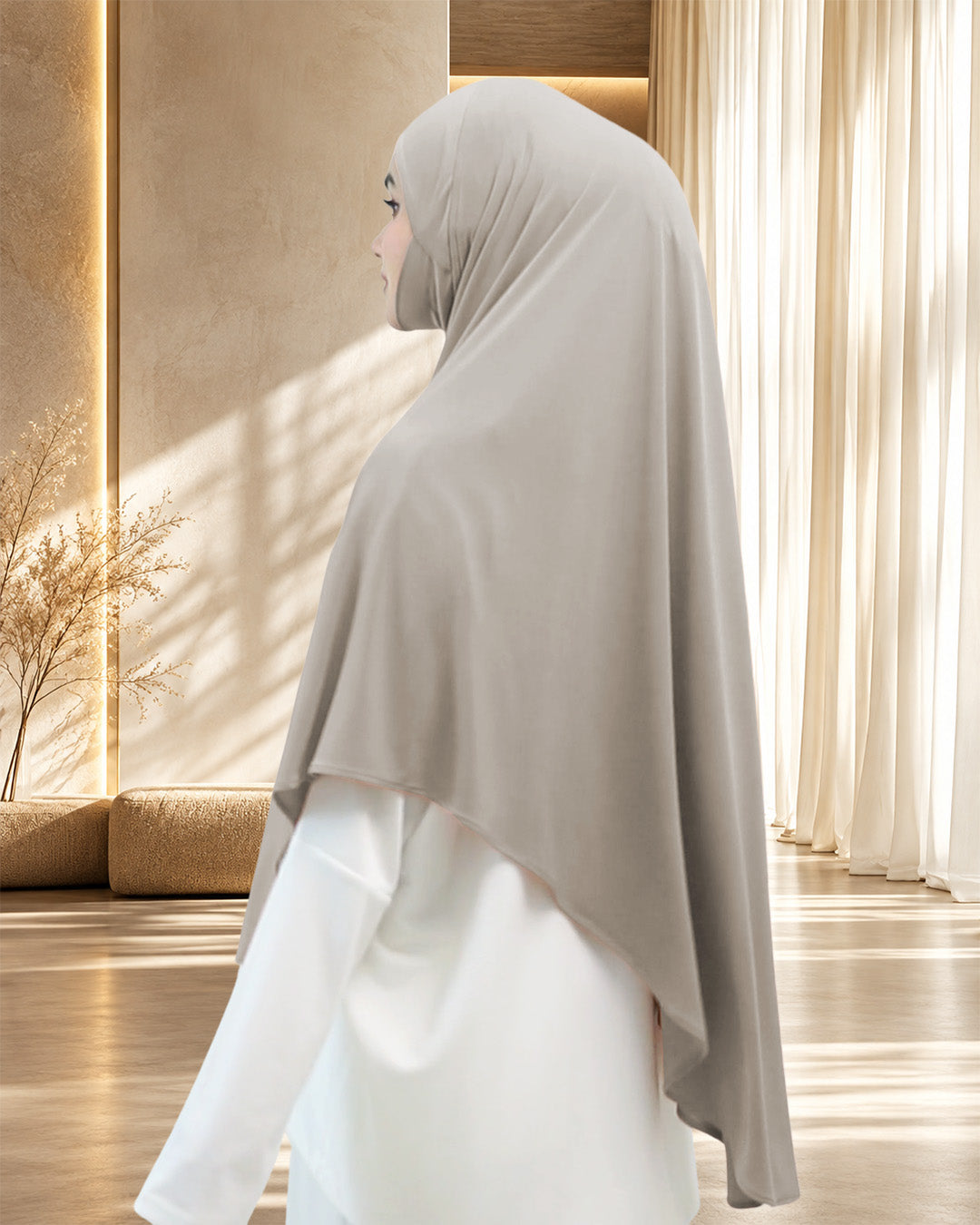 ZALEHA IN KHAKI BEIGE