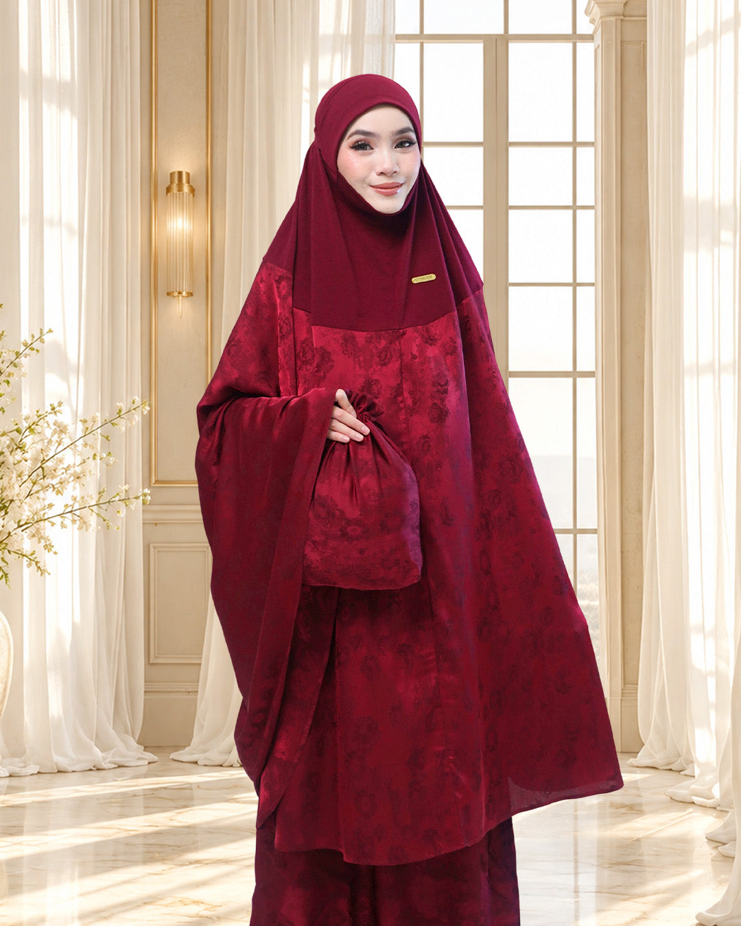 AURA KESUMA IN BURGUNDY