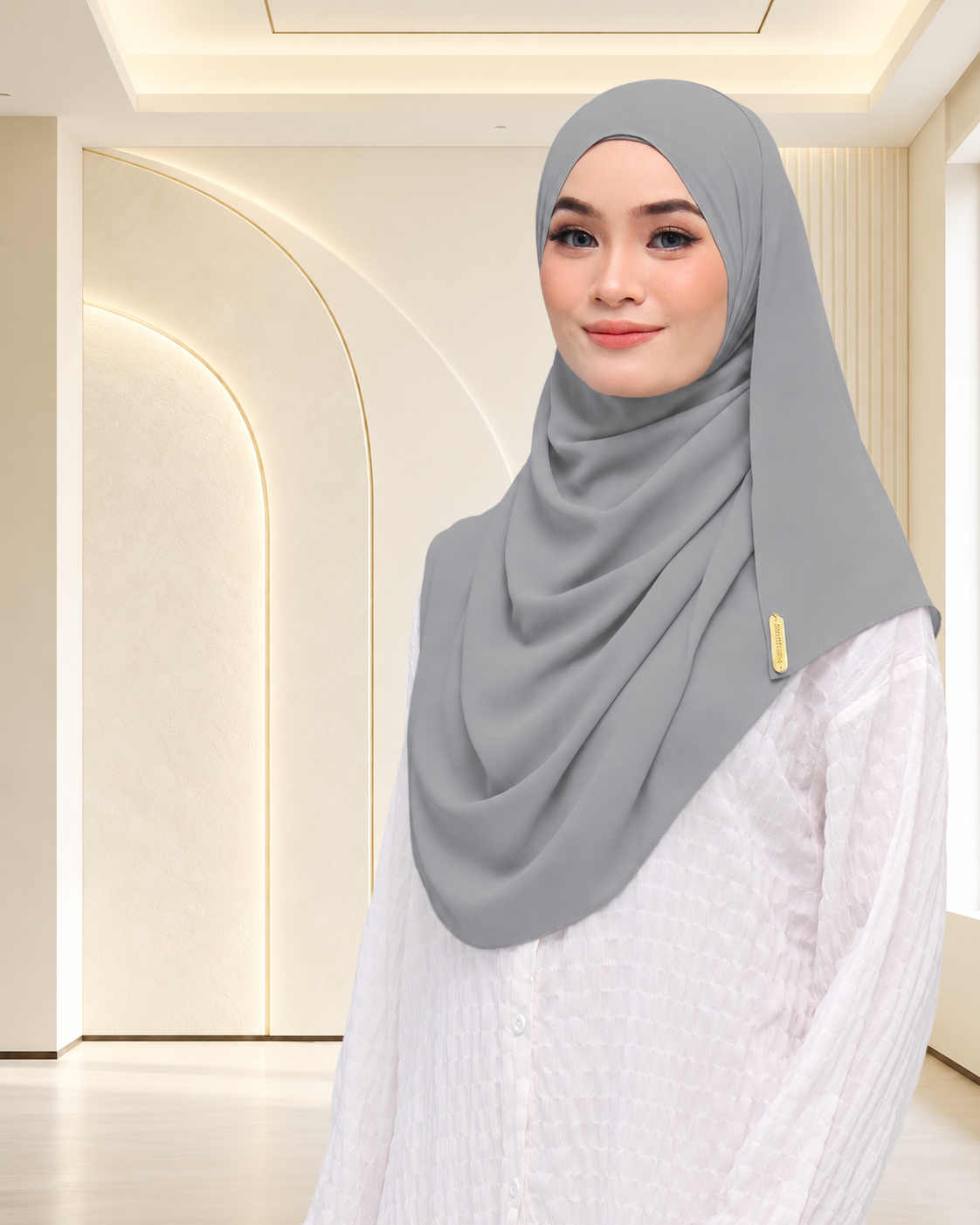 NUFA PLAIN DUBAI IN HEAVENLY GREY