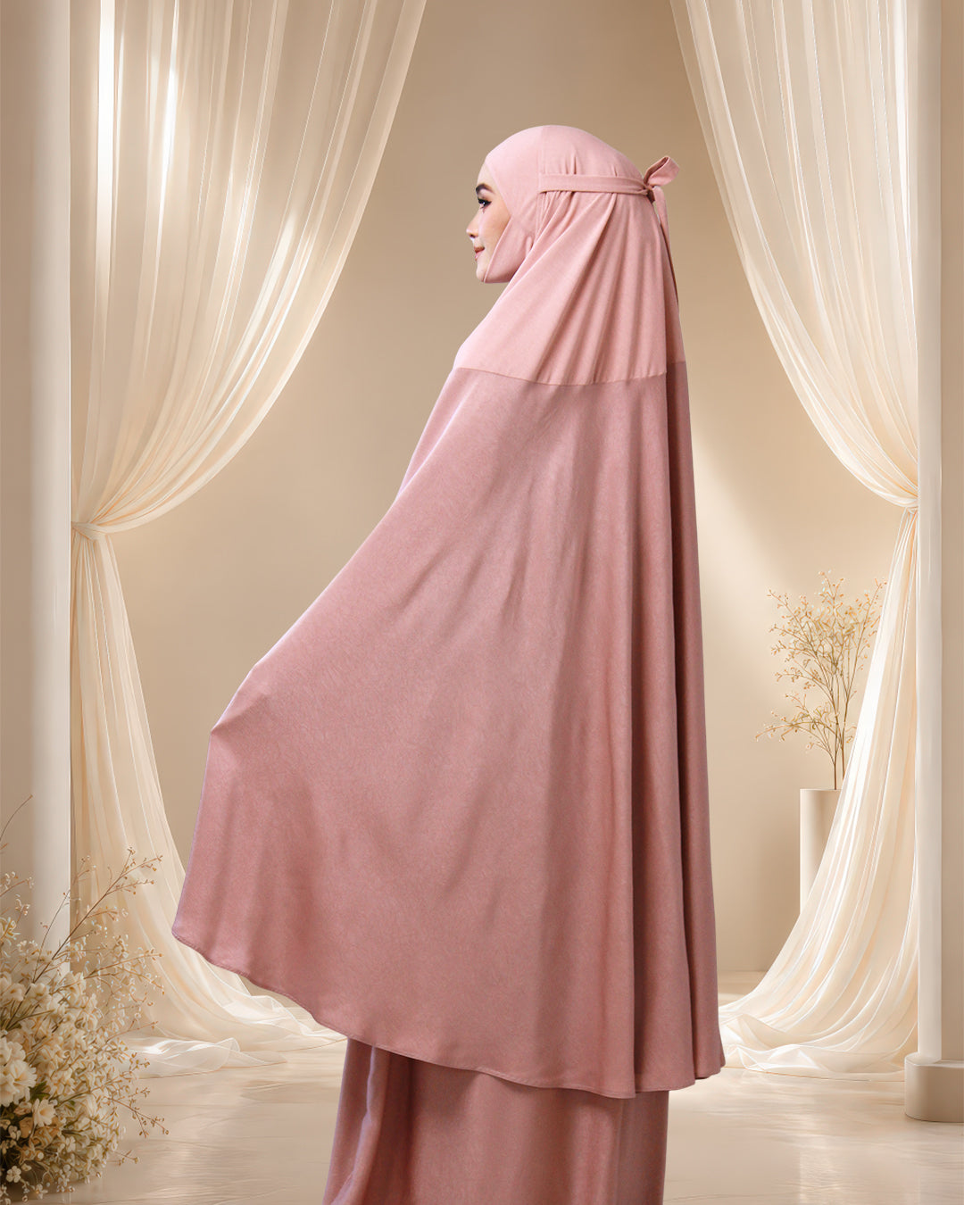ALWANI IN PINK LACE