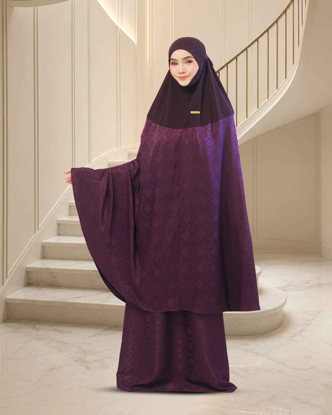 AURA MAHSURI IN PURPLE