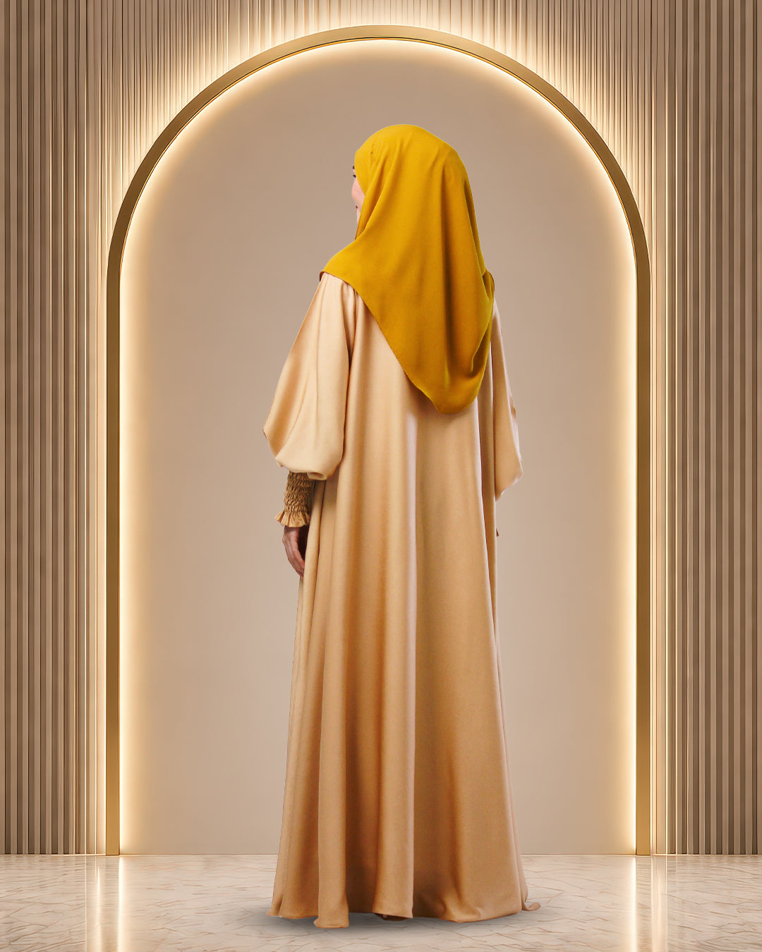 JUBAH QUEEN RAUDHAH IN LUXURY GOLD