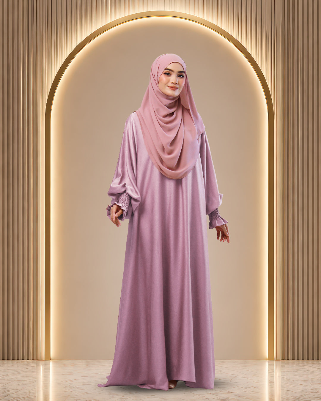 JUBAH QUEEN RAUDHAH IN LUXURY LILAC