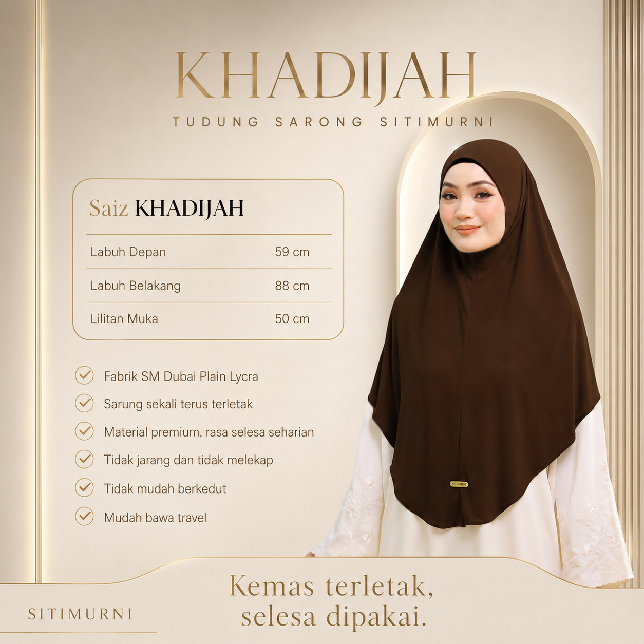 KHADIJAH IN DUSTY MAUVE