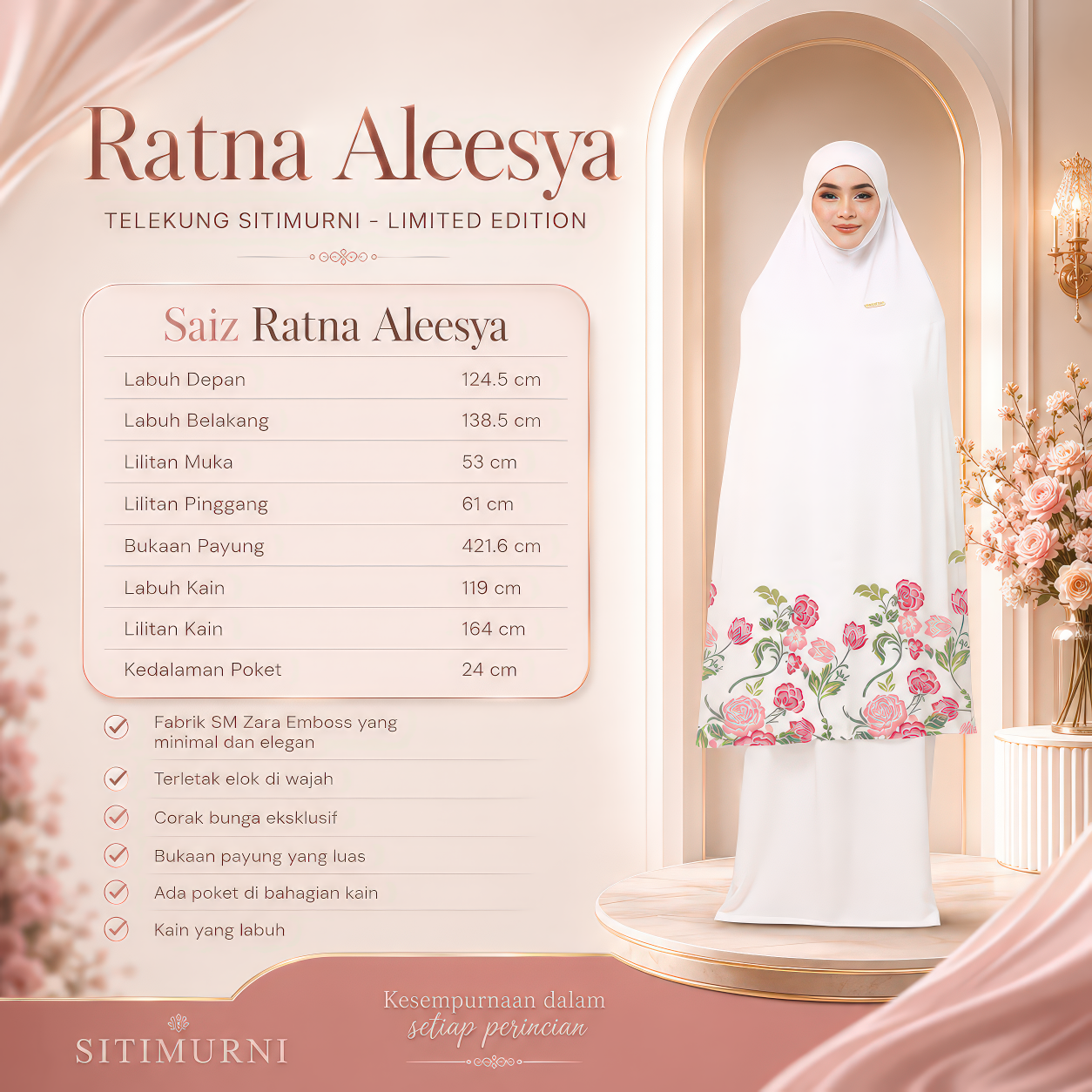 RATNA ALEESYA IN WHITE