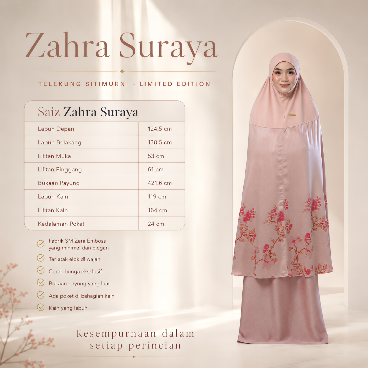 ZAHRA SURAYA IN VINTAGE GREY