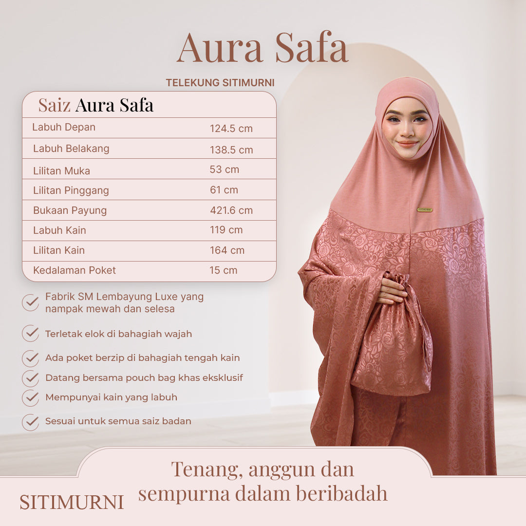 AURA SAFA IN DUSTY MAUVE