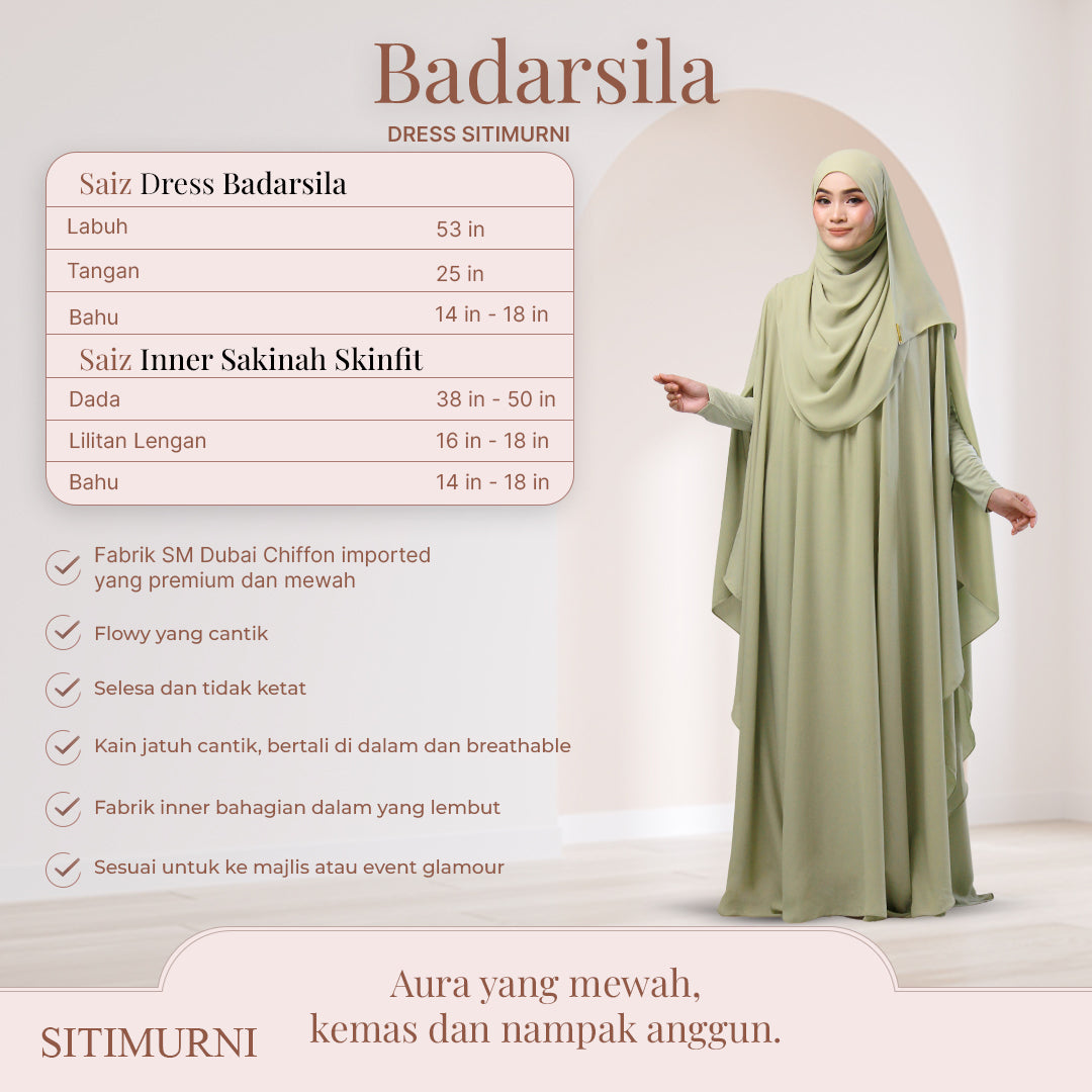 BADARSILA IN APPLE GREEN