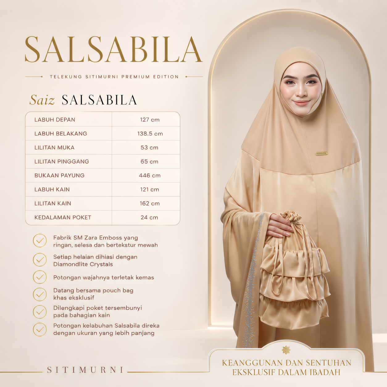 SALSABILA IN LUX NAVY