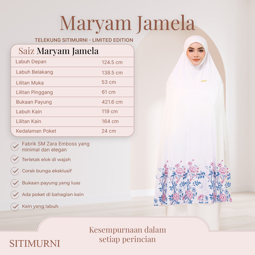 MARYAM JAMELA IN WHITE