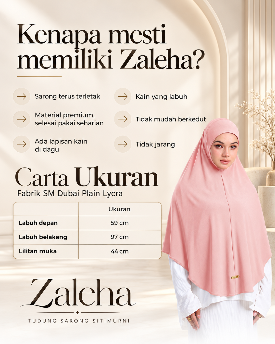 ZALEHA IN COOKIE NUDE