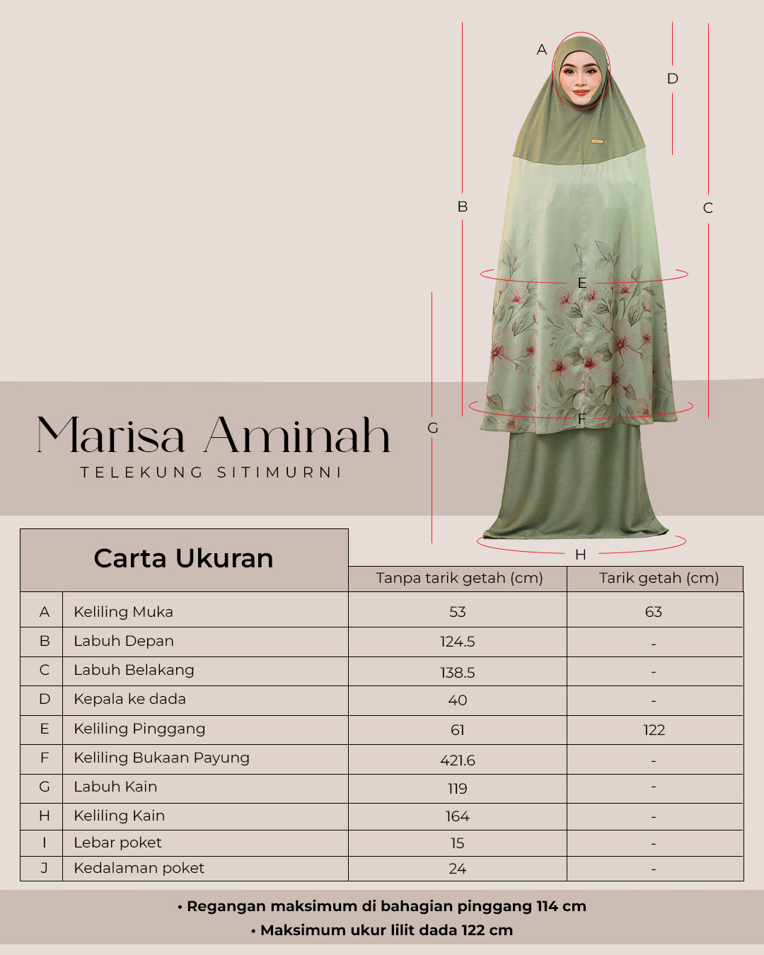 MARISA AMINAH IN GREEN