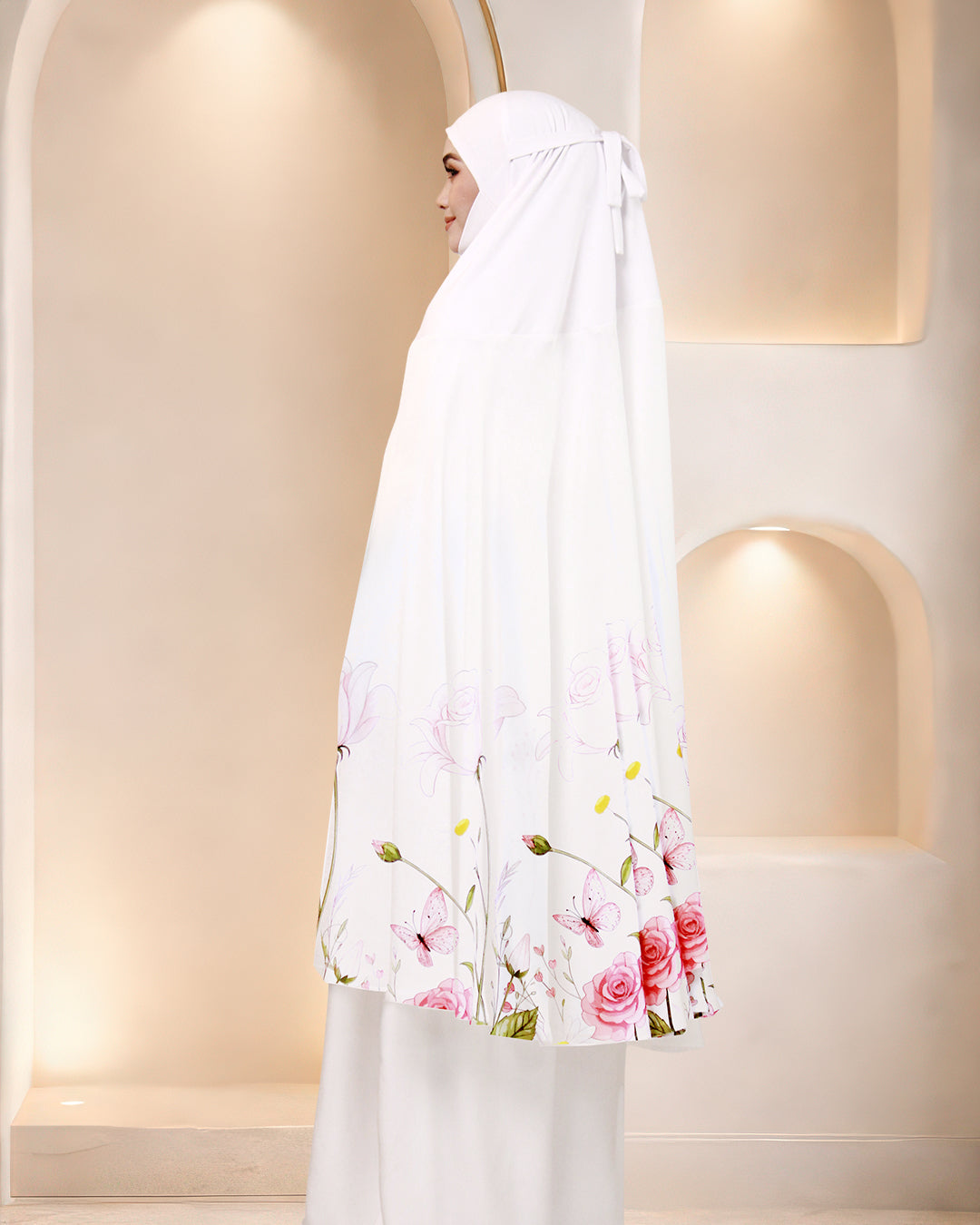 WARDA AMANI IN WHITE