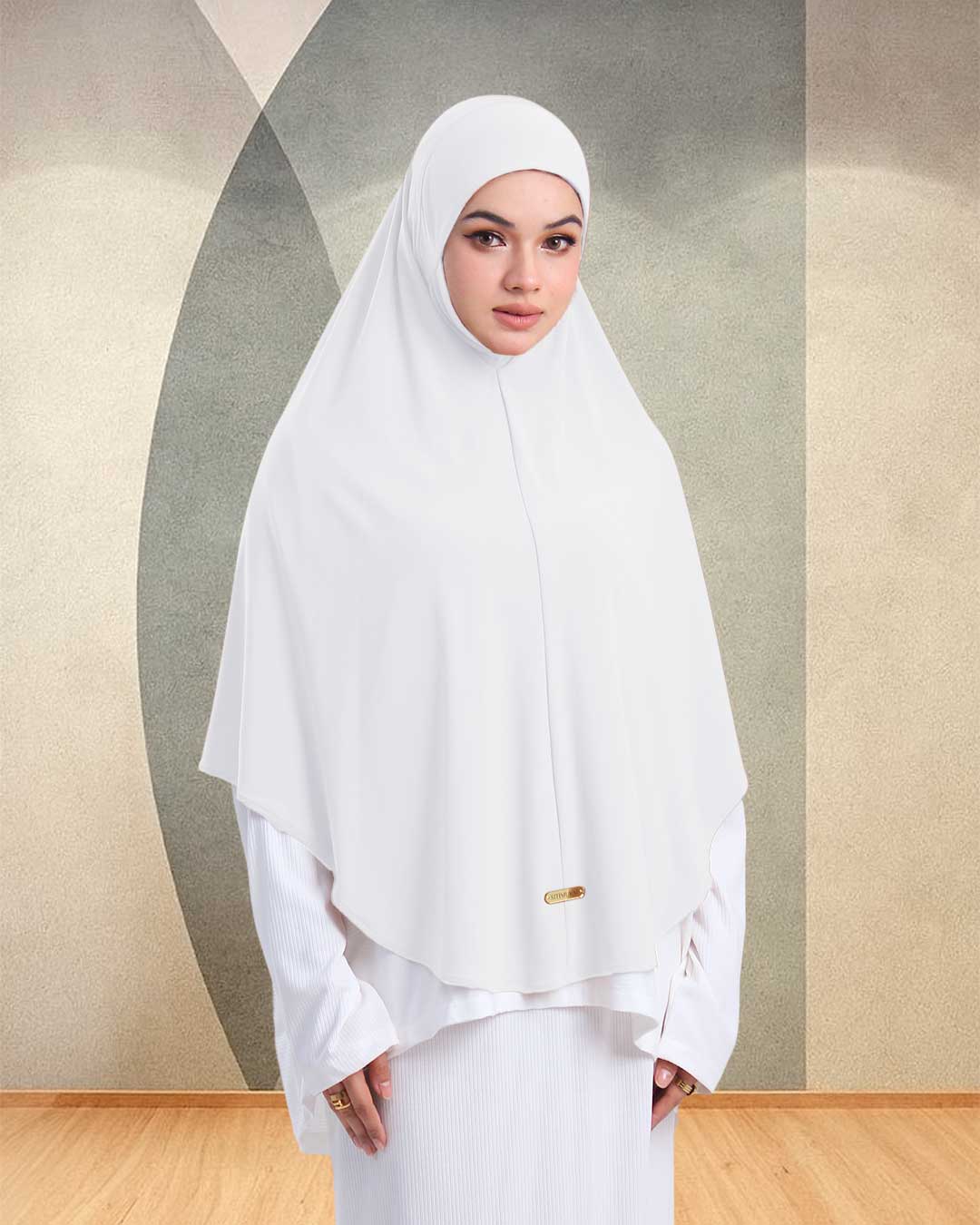 ZALEHA IN COTTON WHITE