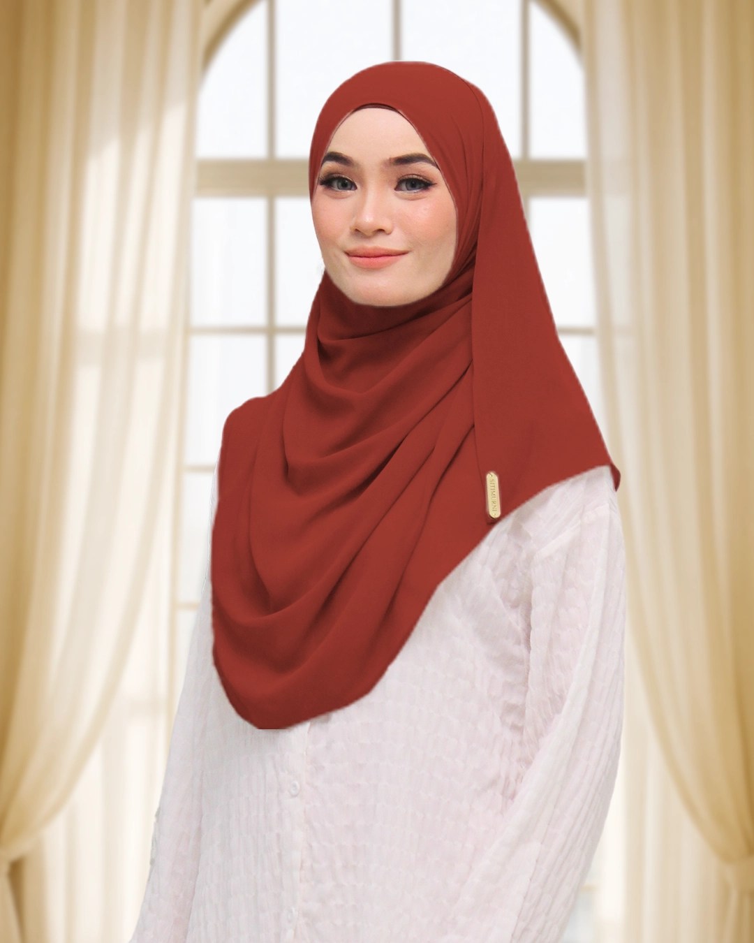 NUFA PLAIN IN BRICK ORANGE