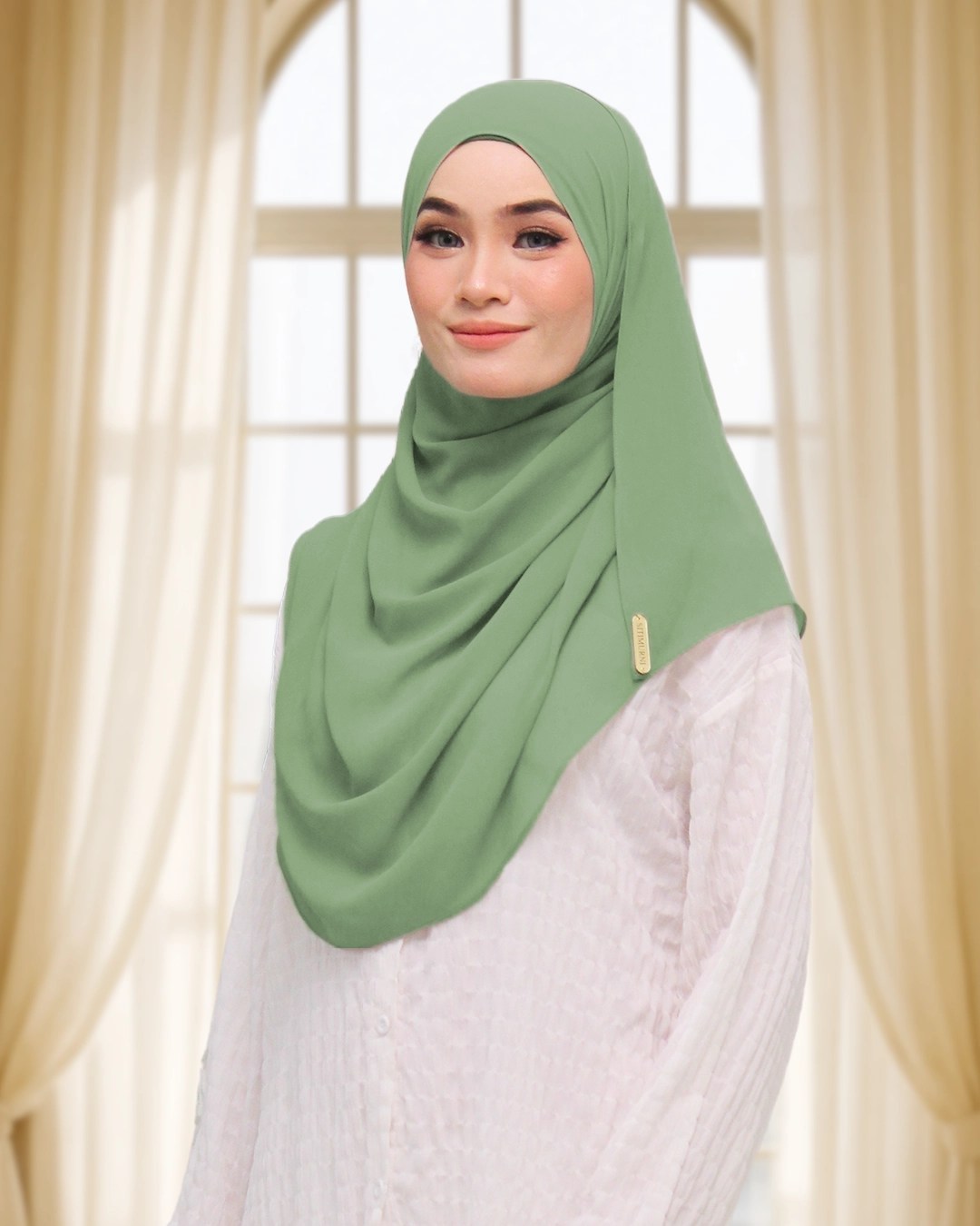 NUFA PLAIN IN MOSS GREEN